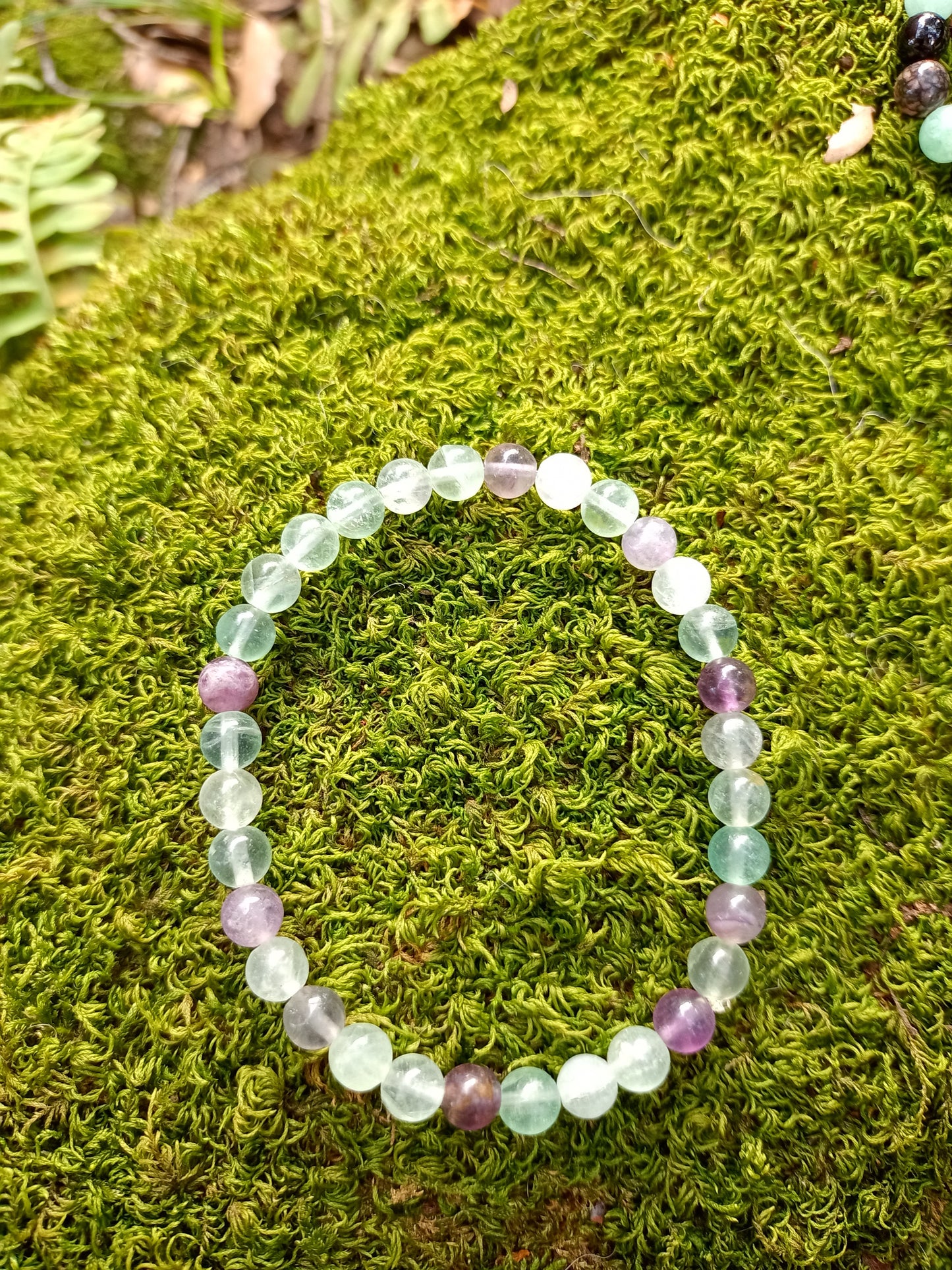 Bracelet en Fluorite 6mm