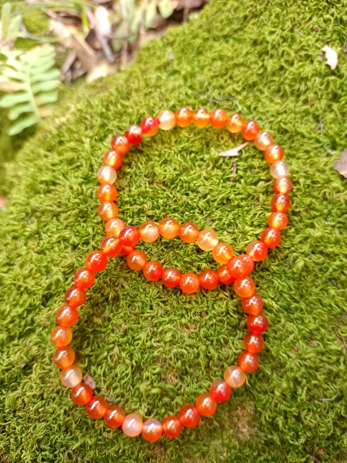 Bracelet en Cornaline 6mm