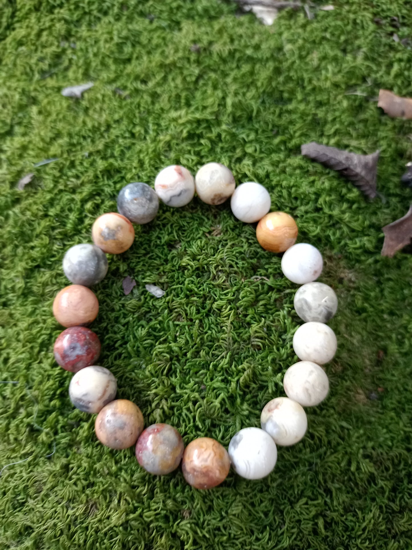Bracelet en Agate Laguna 10mm