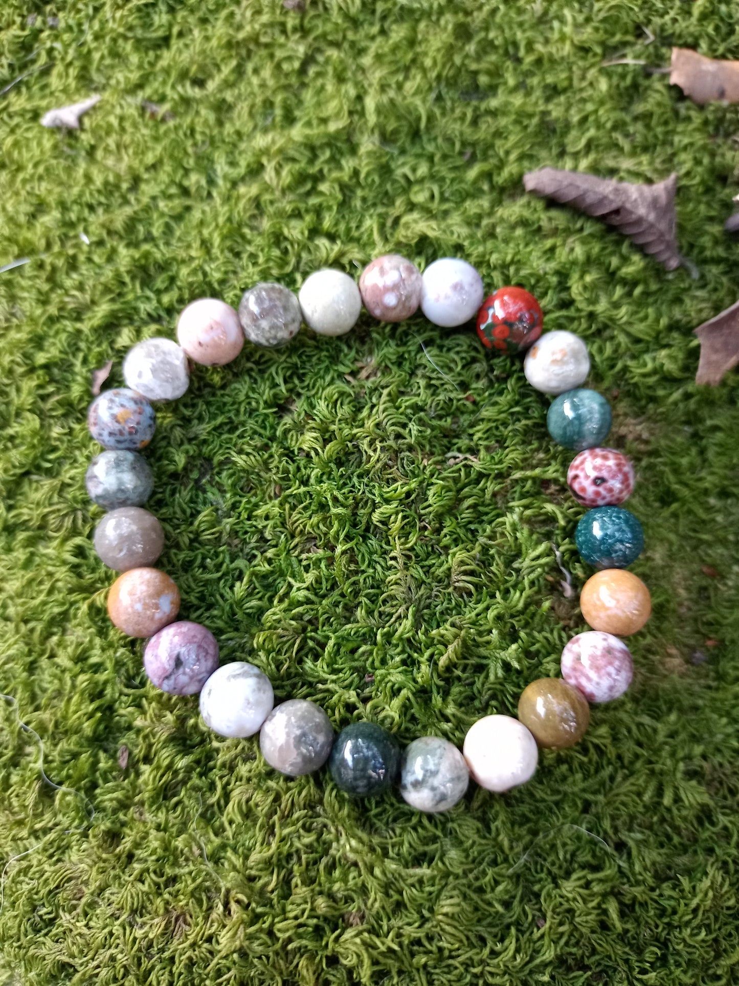 Jasper & Agate Bracelet 8mm