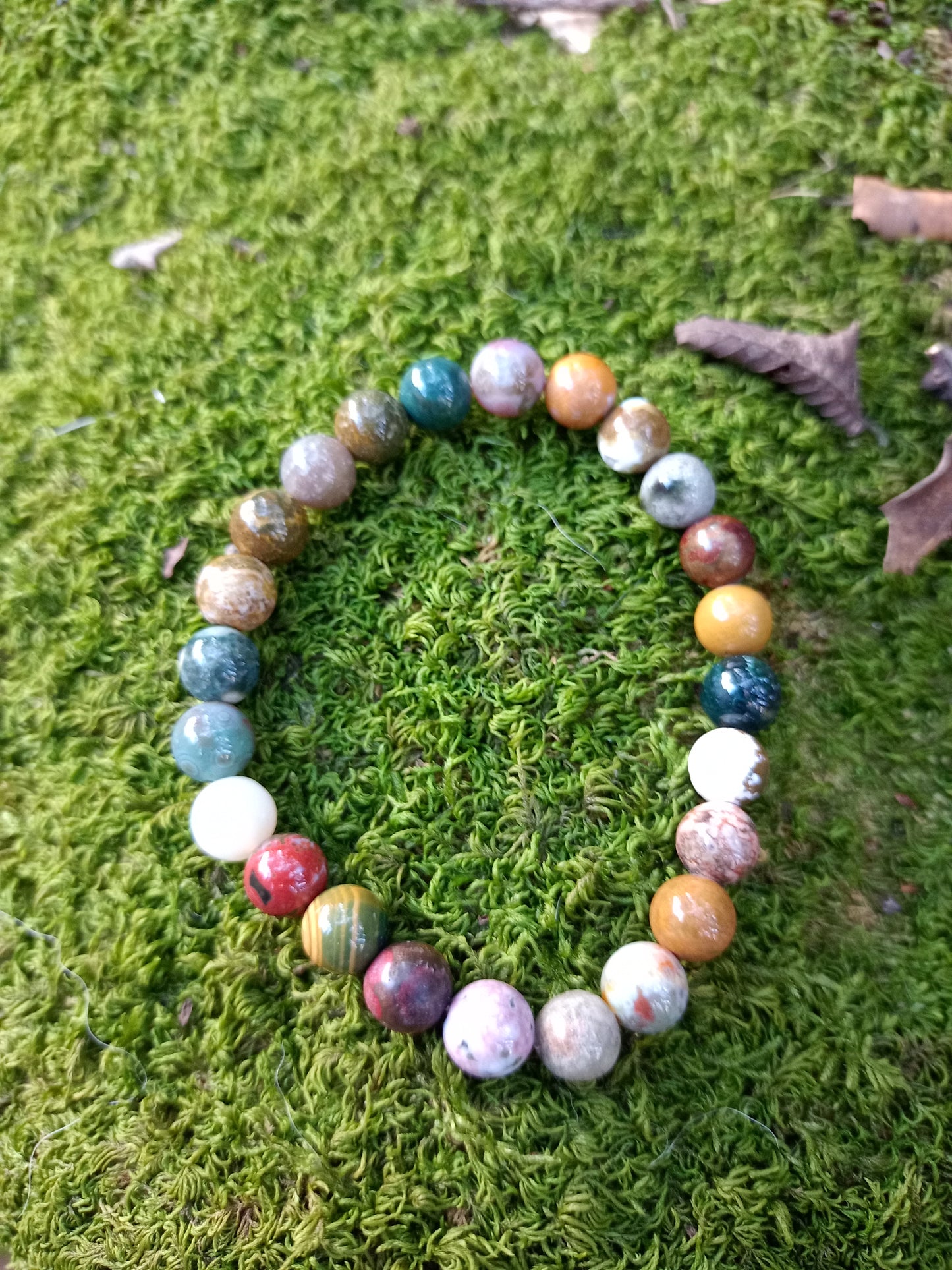 Jasper & Agate Bracelet 8mm