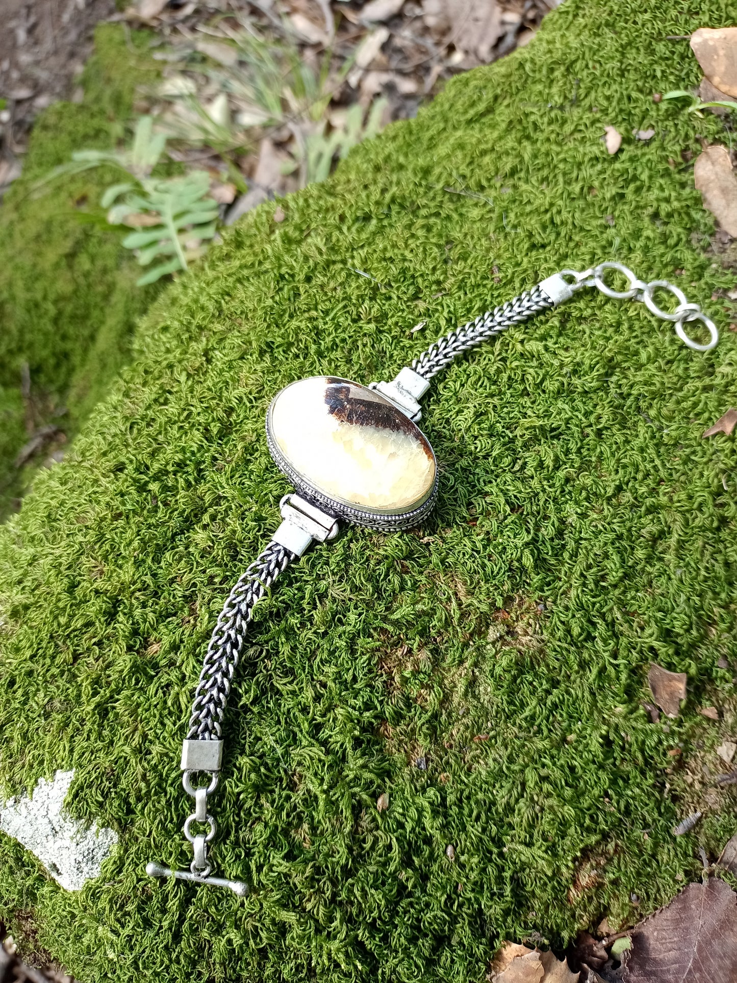 Bracelet en Septaria - Pierre de Dragon
