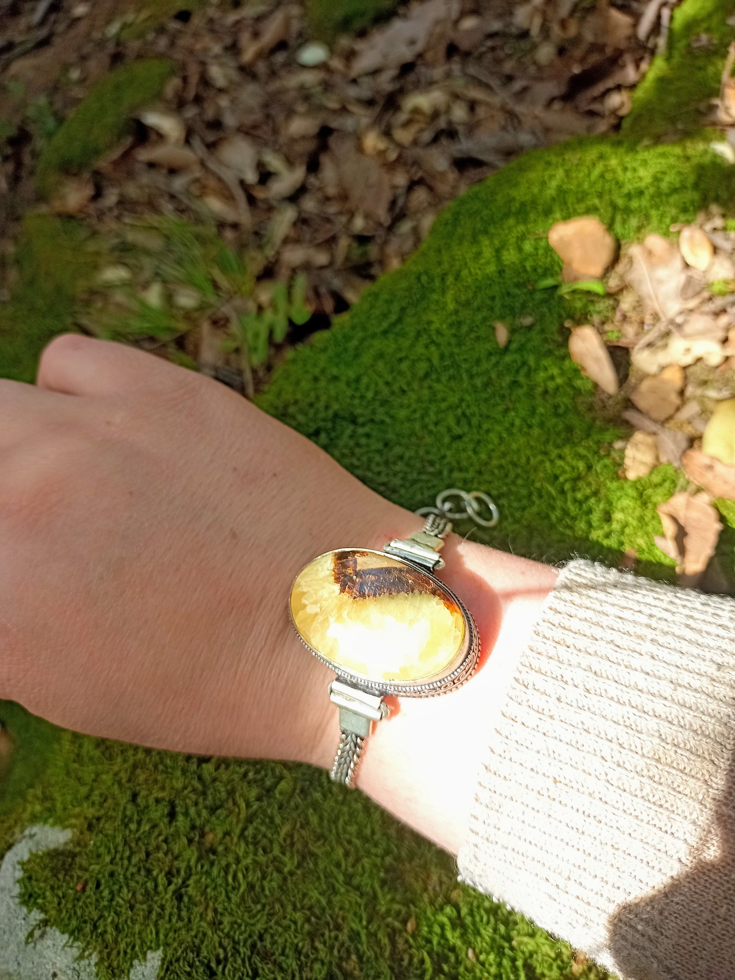 Bracelet en Septaria - Pierre de Dragon