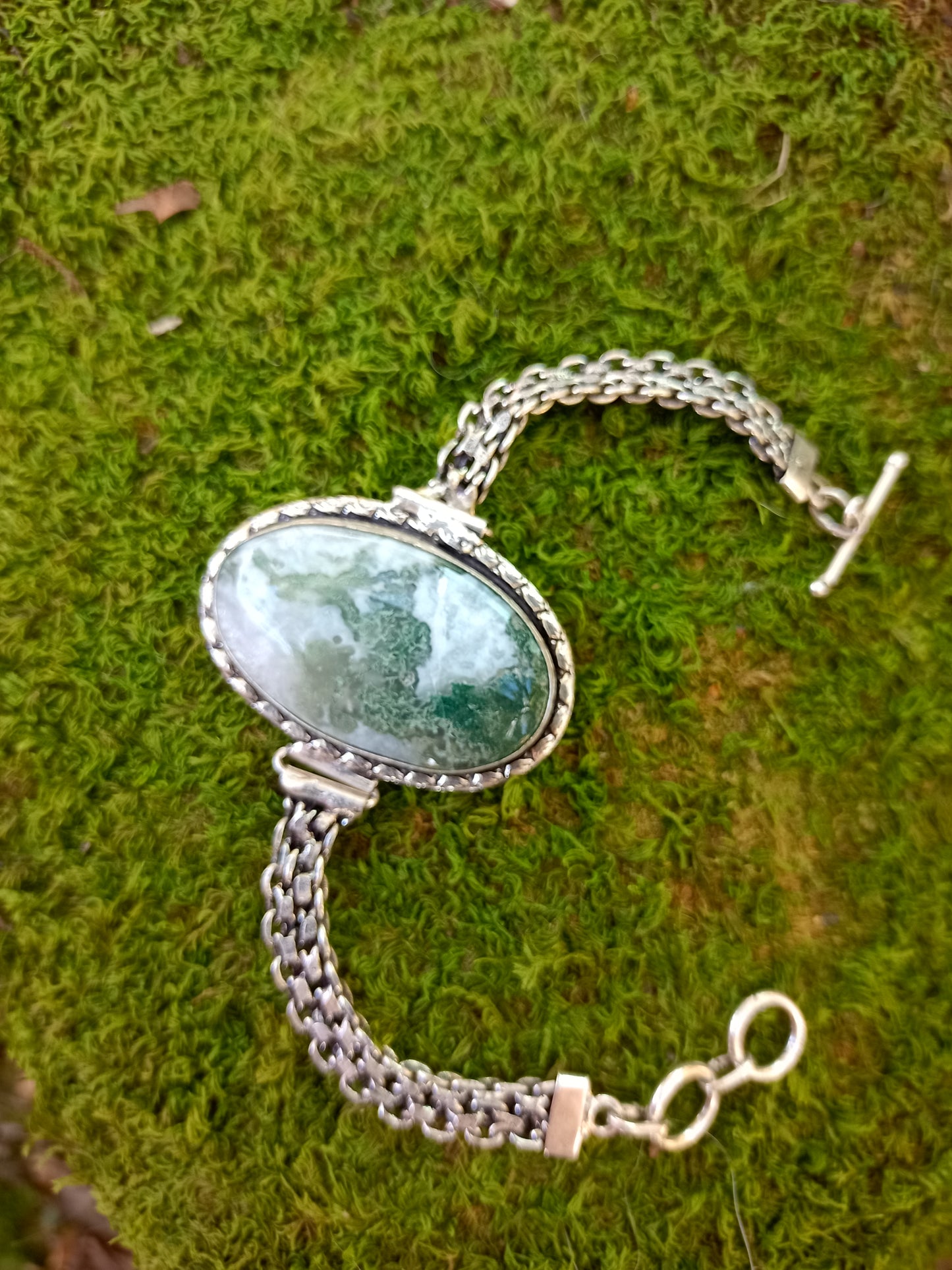 Bracelet en Agate Mousse