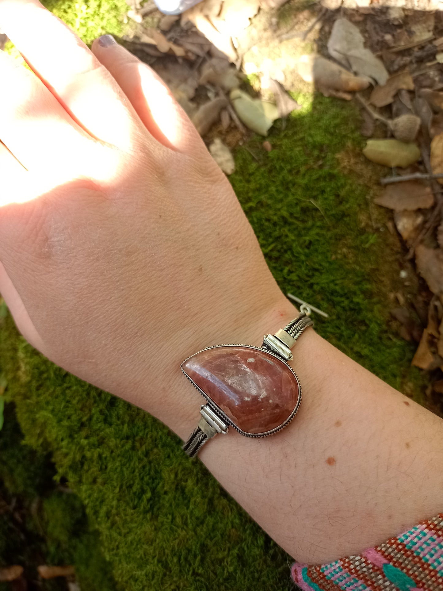 Bracelet en Rhodochrosite