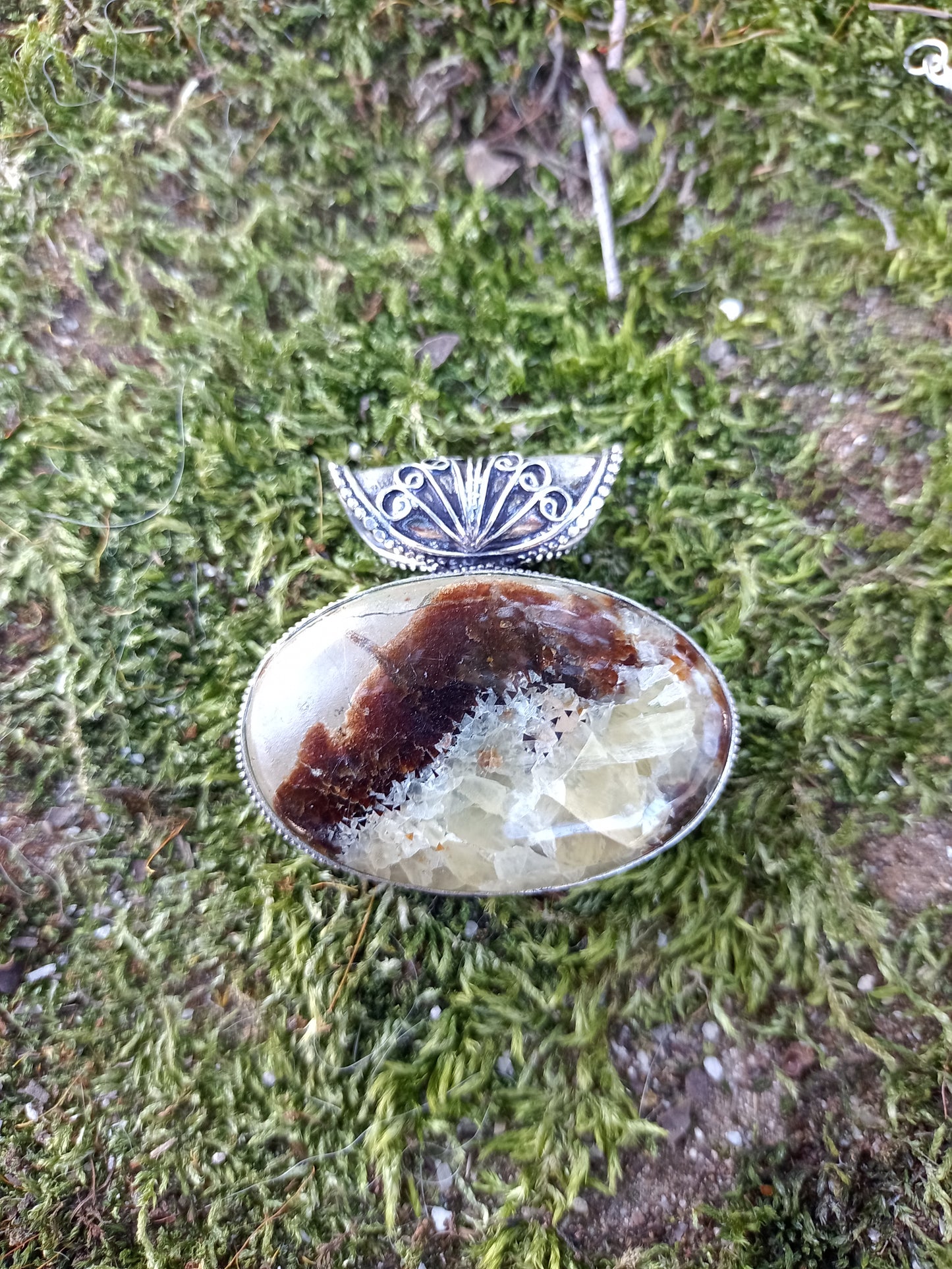 Pendentif en Septaria - Pierre de Dragon