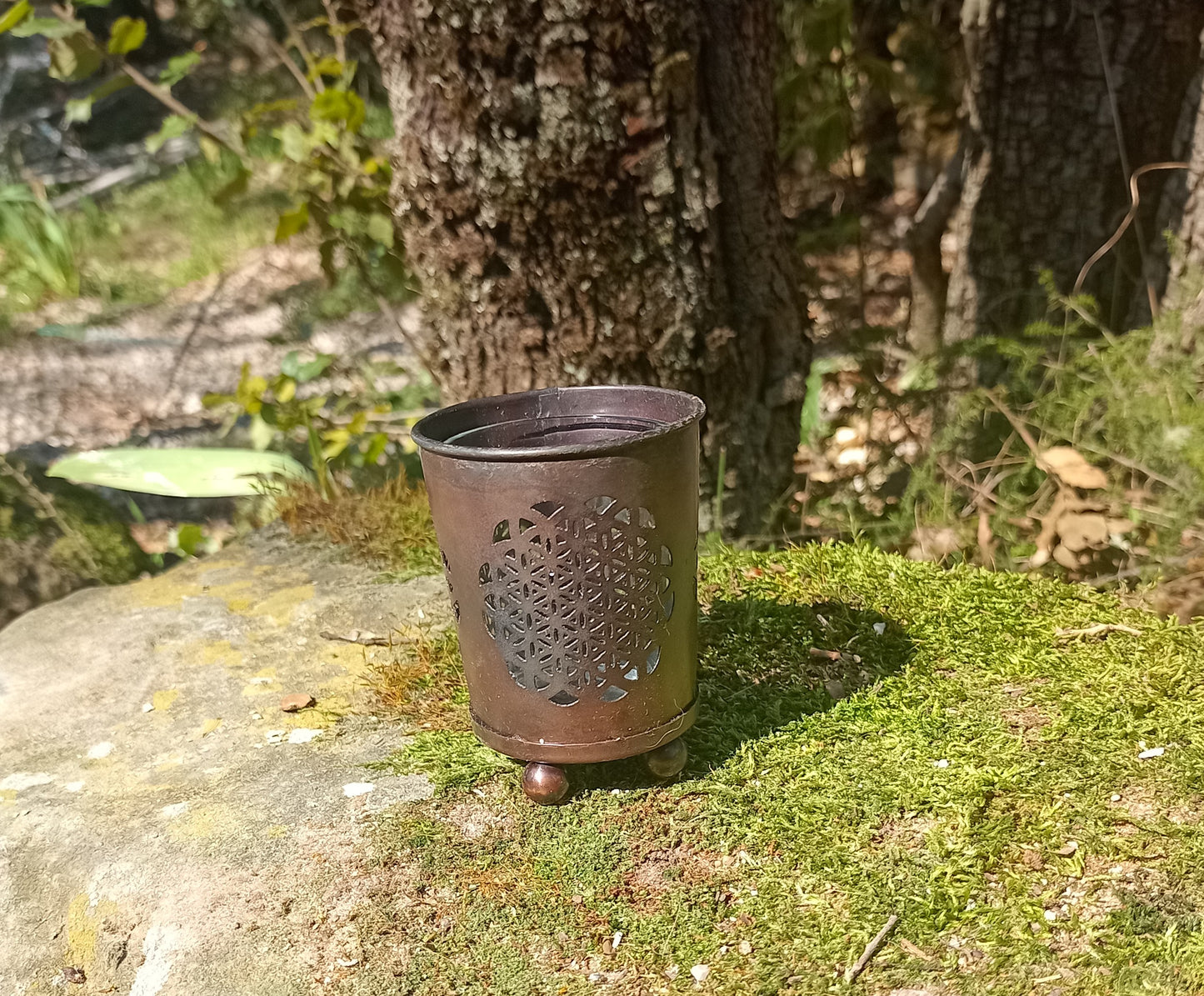 Flower of Life Tealight Holder