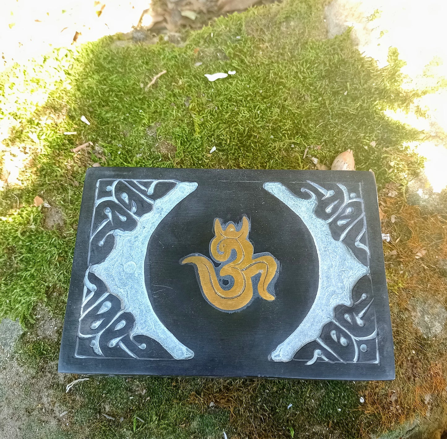 OM Soapstone Box