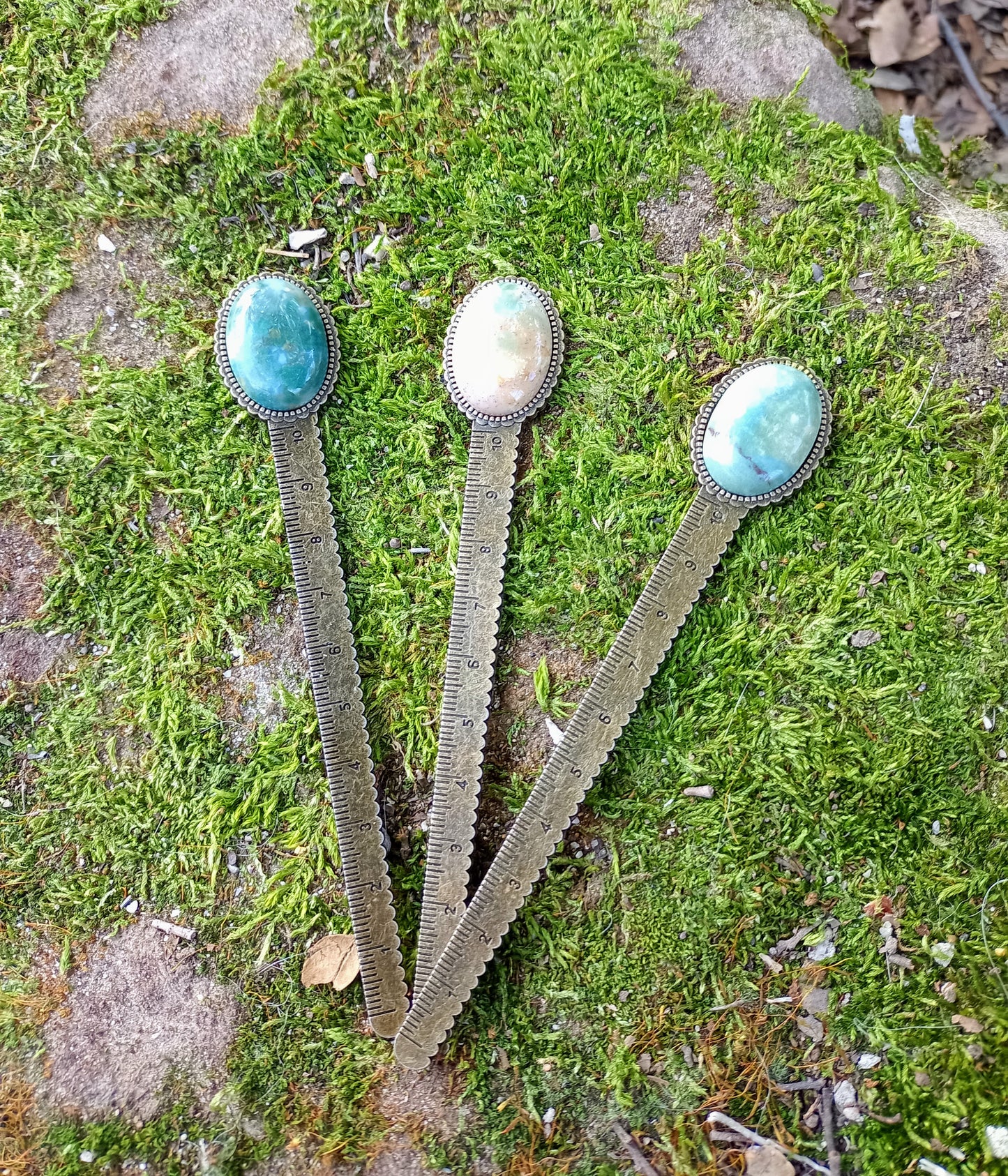 Bookmark - Orbicular Jasper Ruler