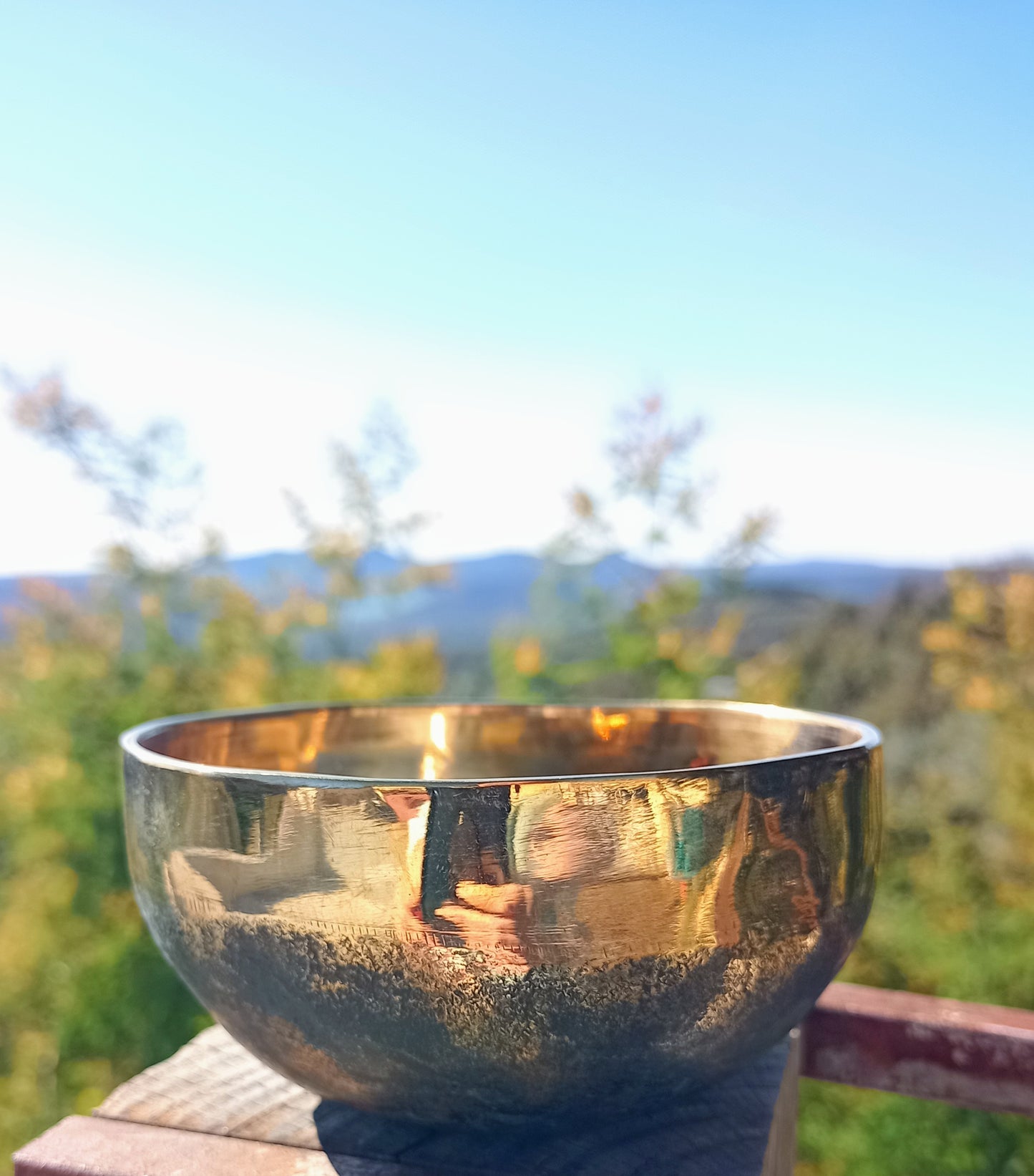 Tibetan bowl Ishana black/gold 10/11cm