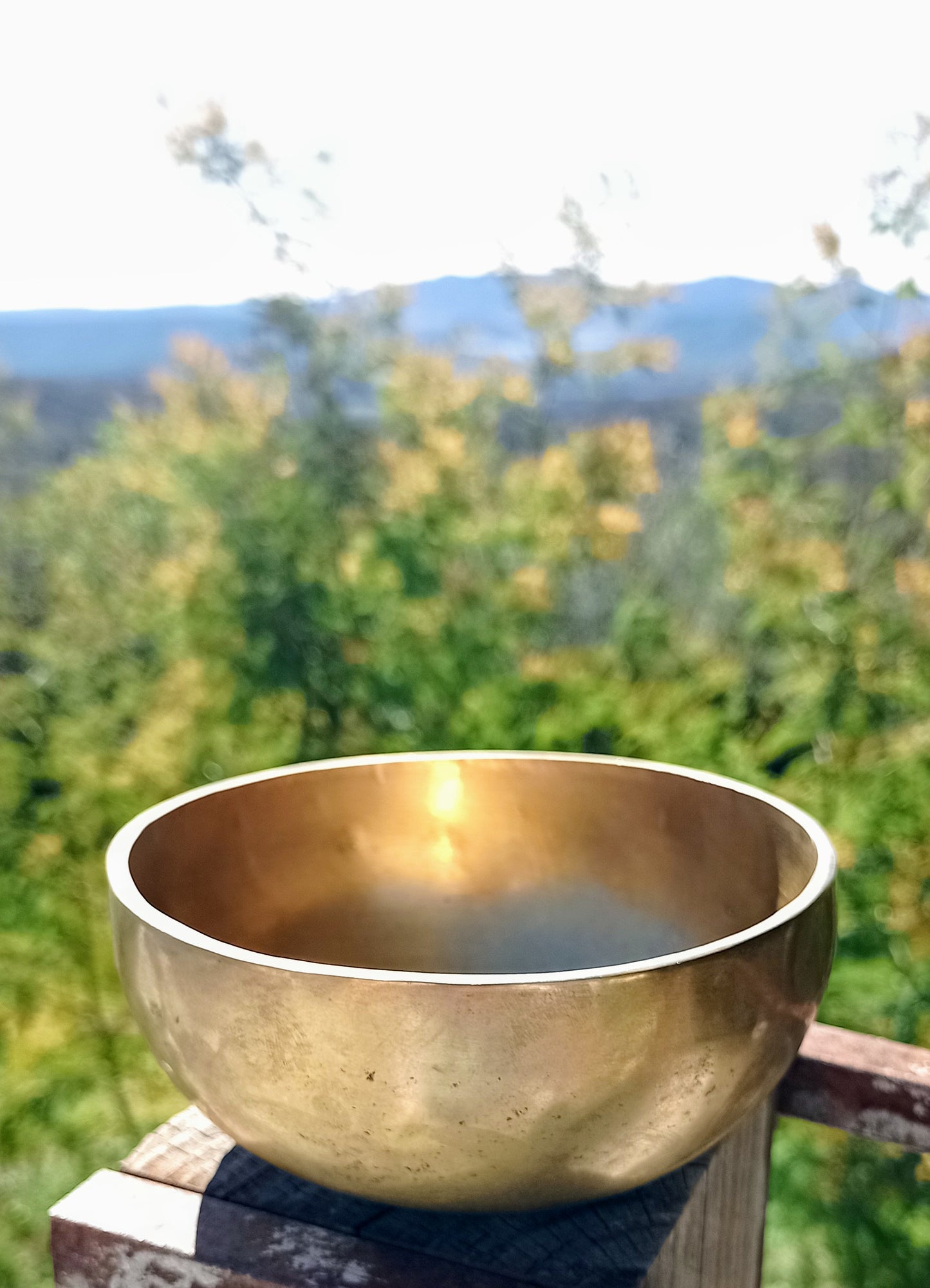 Traditional Tibetan singing bowl 12 cm 7 metals