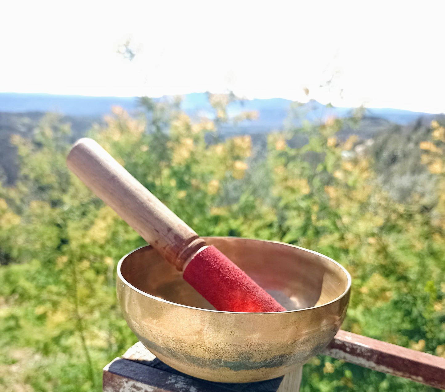 Tibetan singing bowl chaken height 13cm