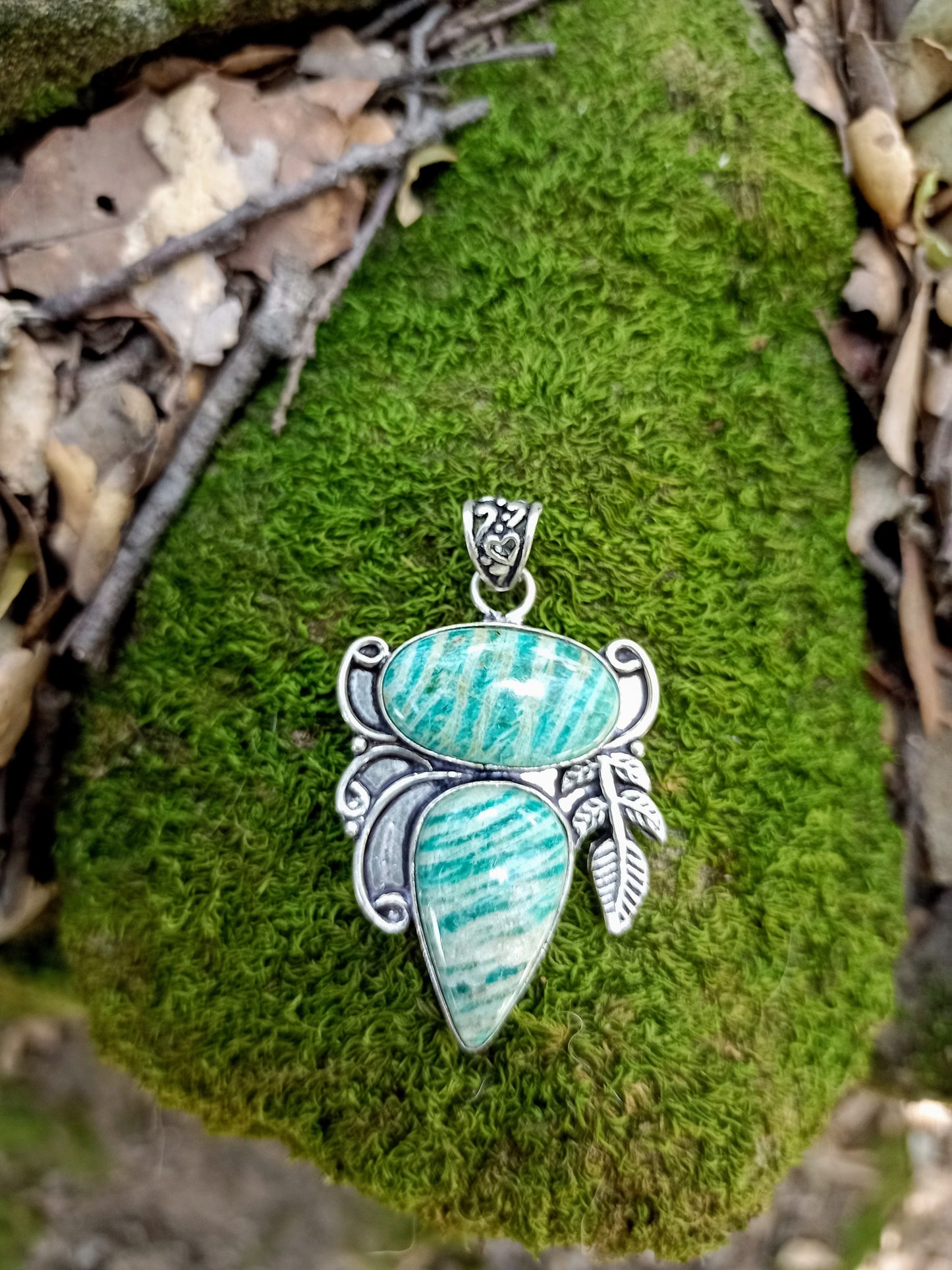 Pendentif en Amazonite
