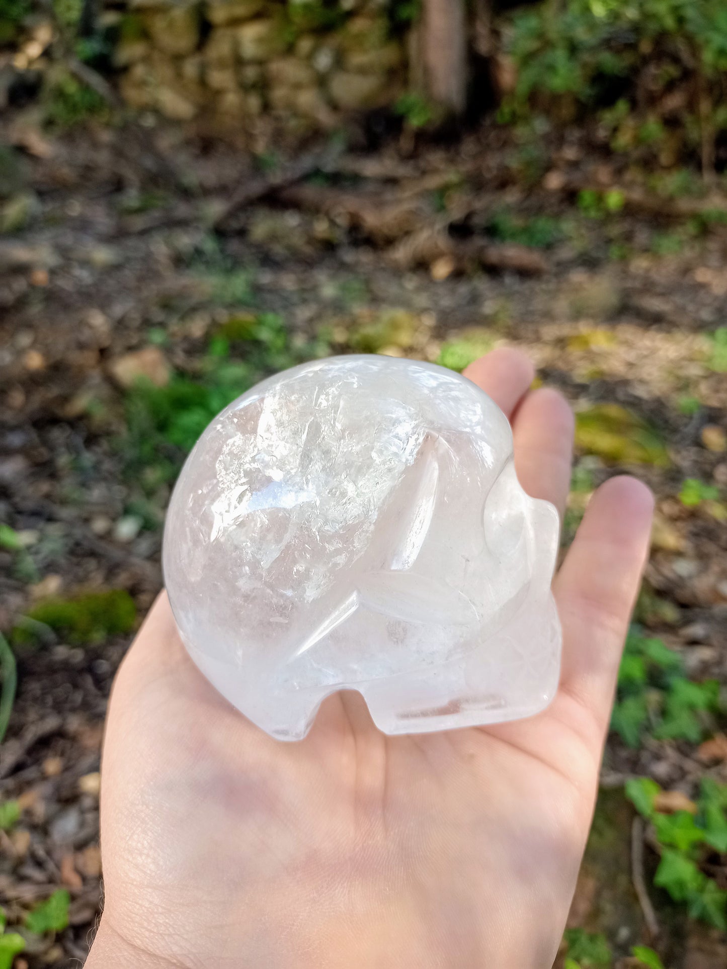 Rock Crystal Skull - Clear Quartz