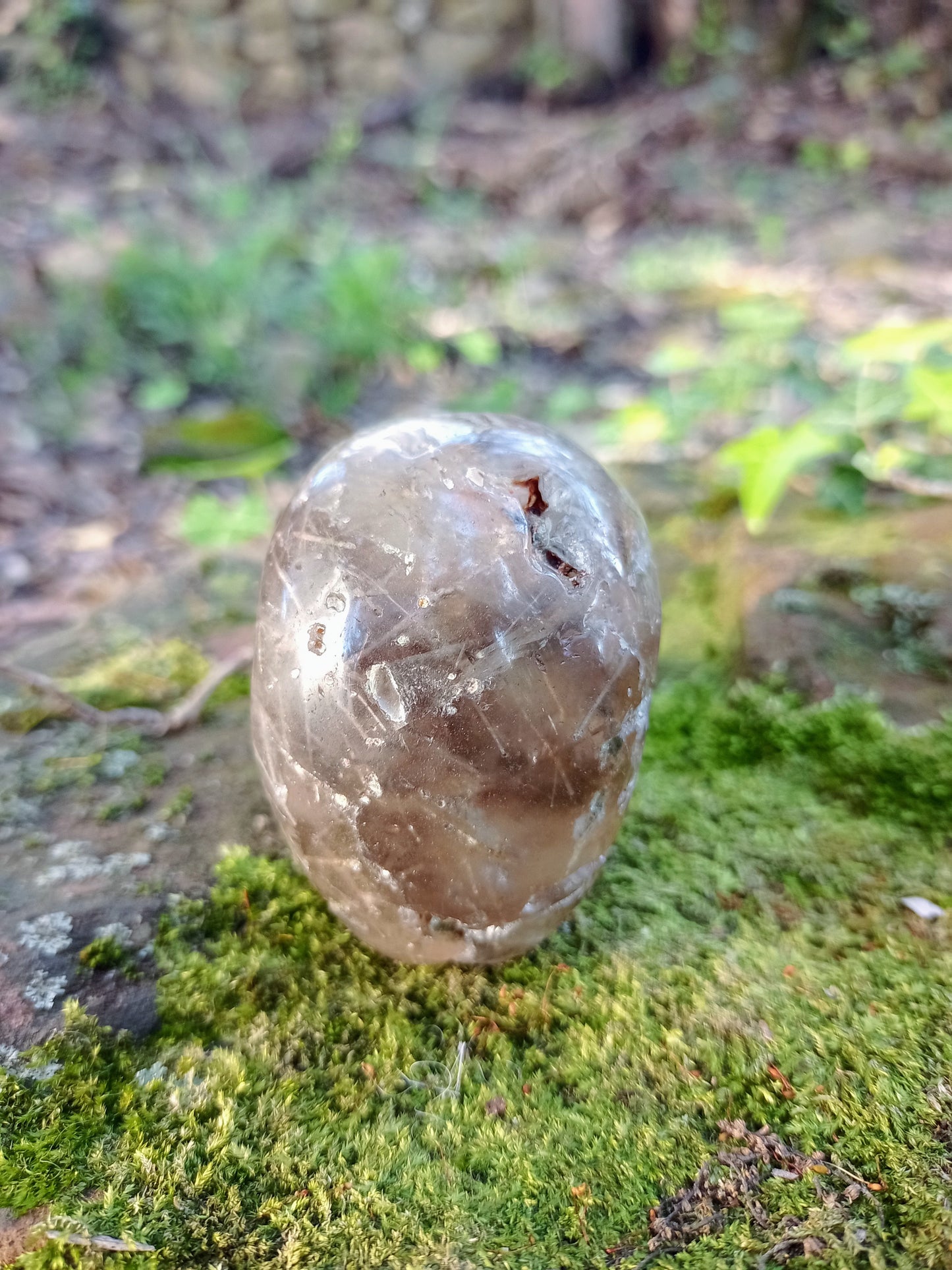 Rutile Quartz Skull