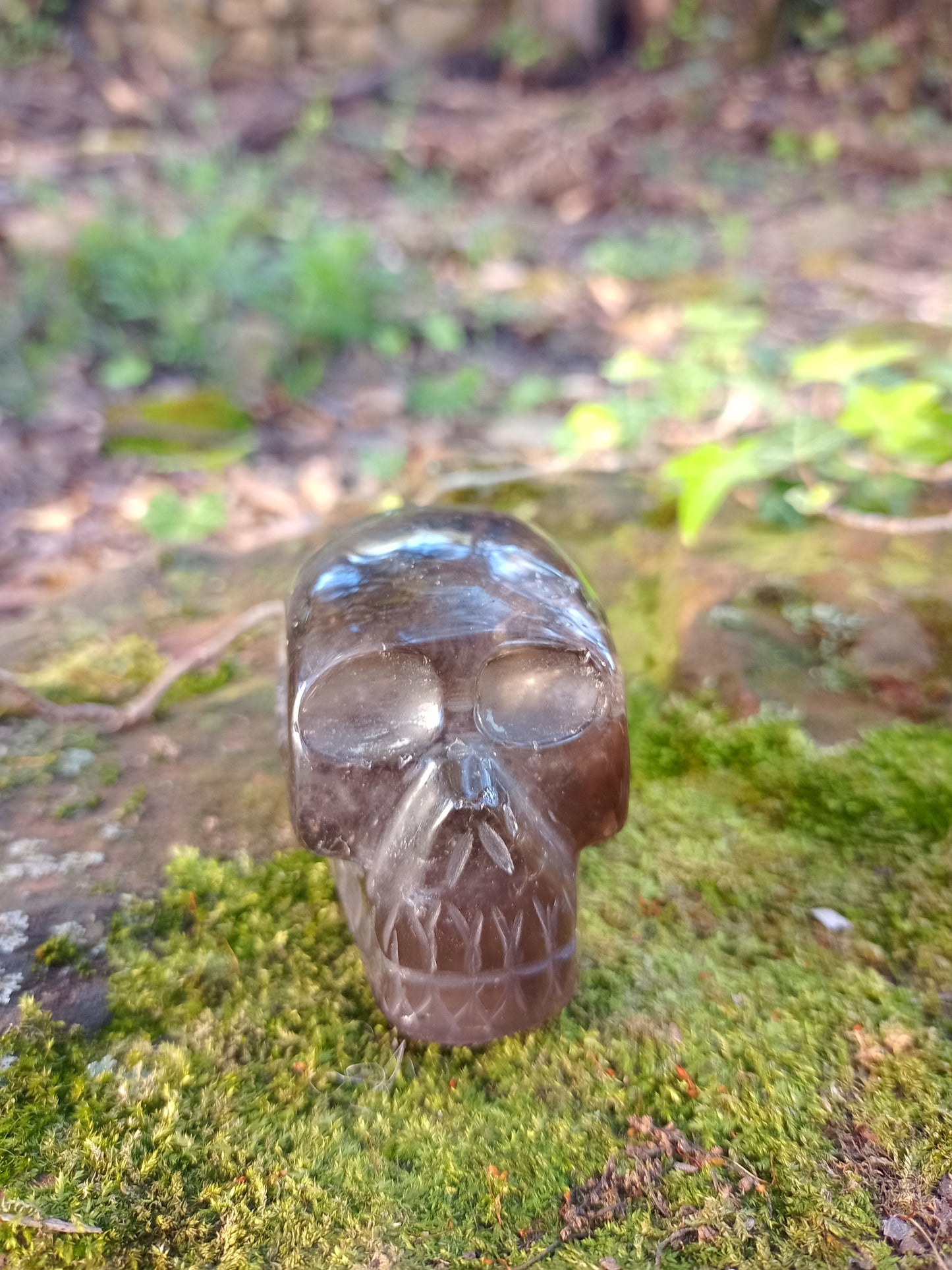 Smoky Quartz Skull