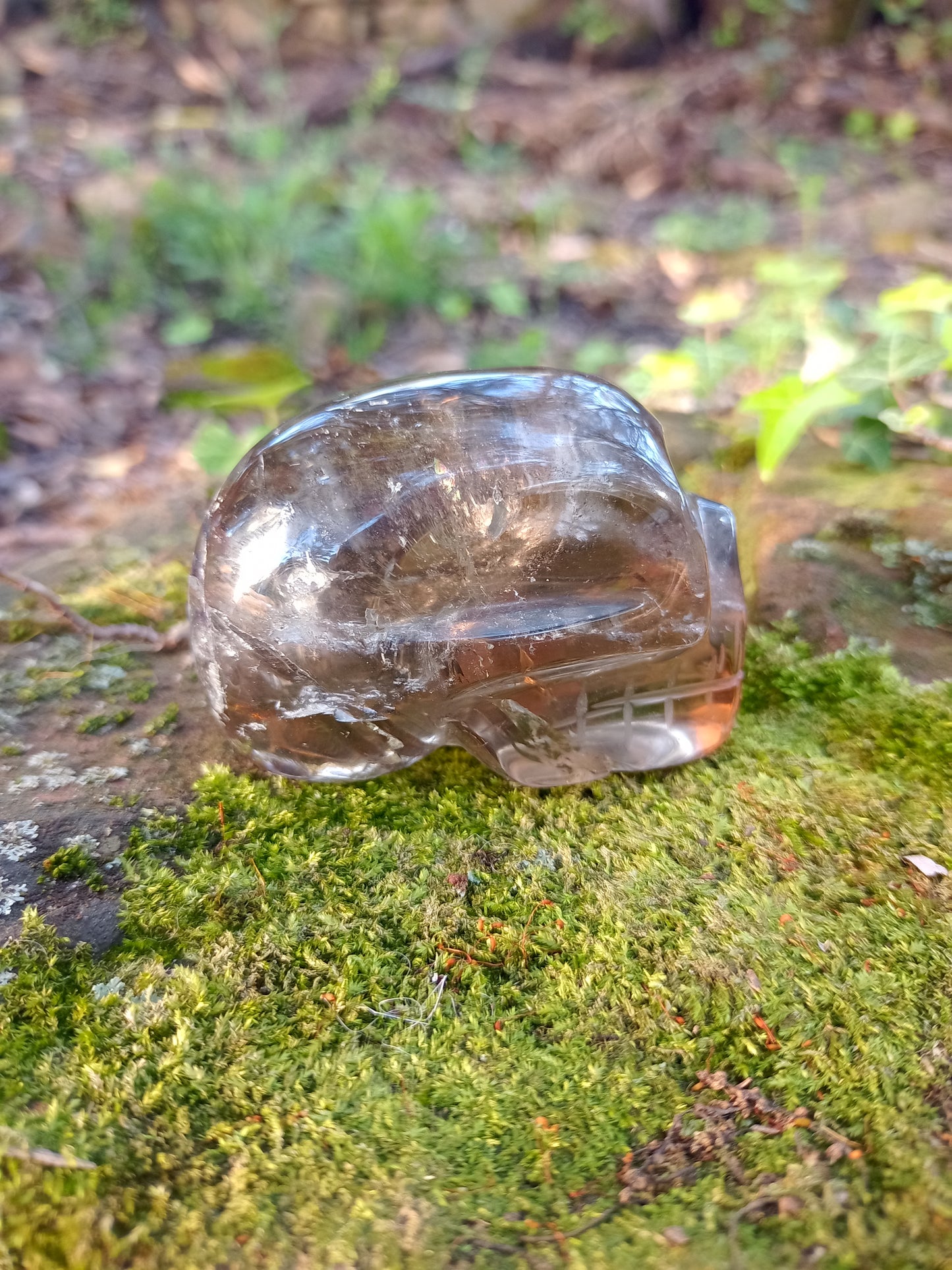 Smoky Quartz Skull