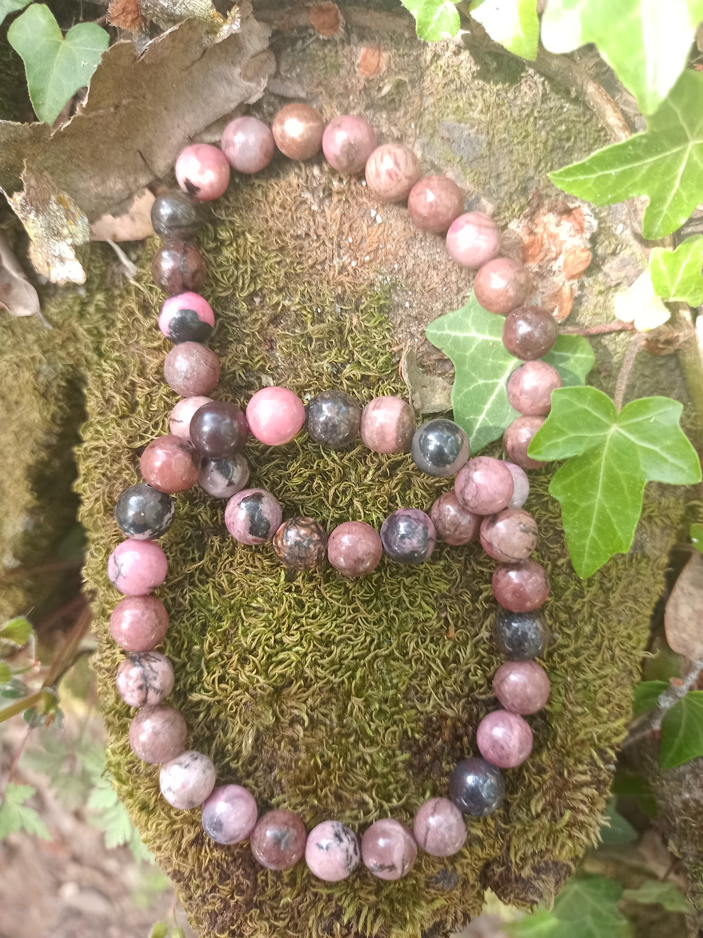 Rhodonite Bracelet 8mm