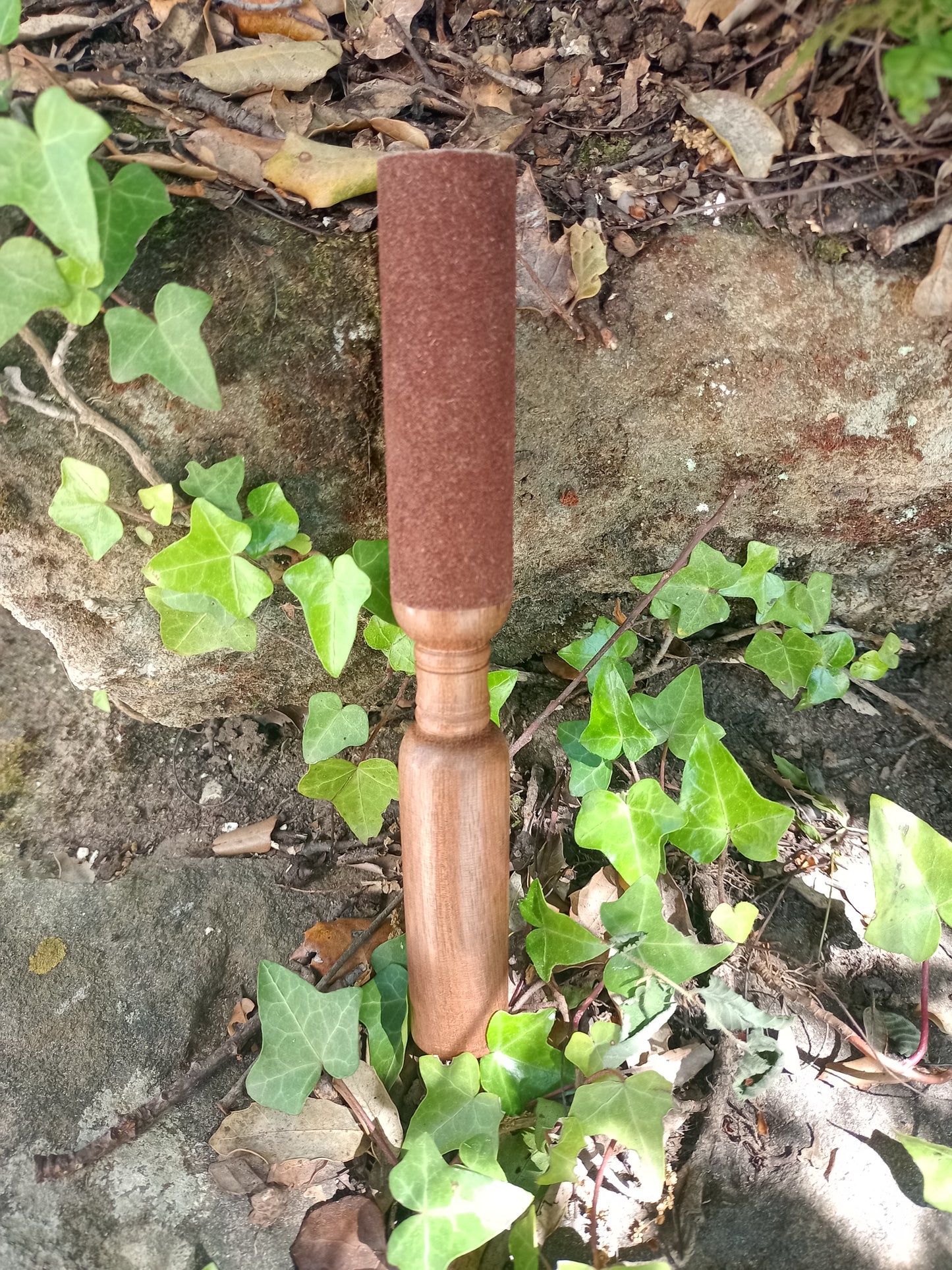 Wood & Suede Baton