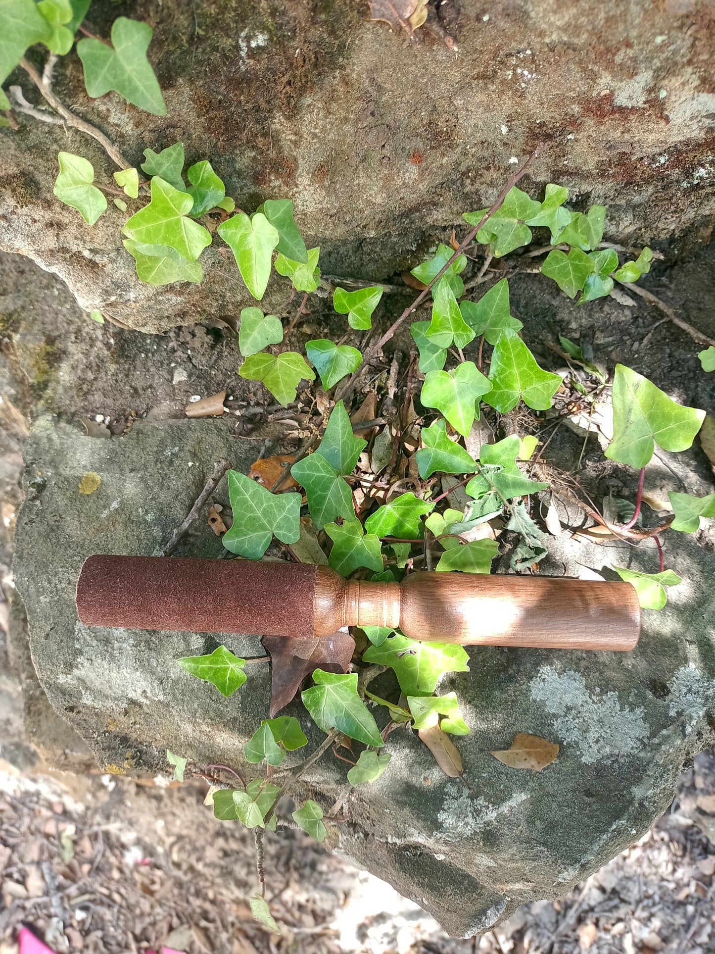 Wood & Suede Baton