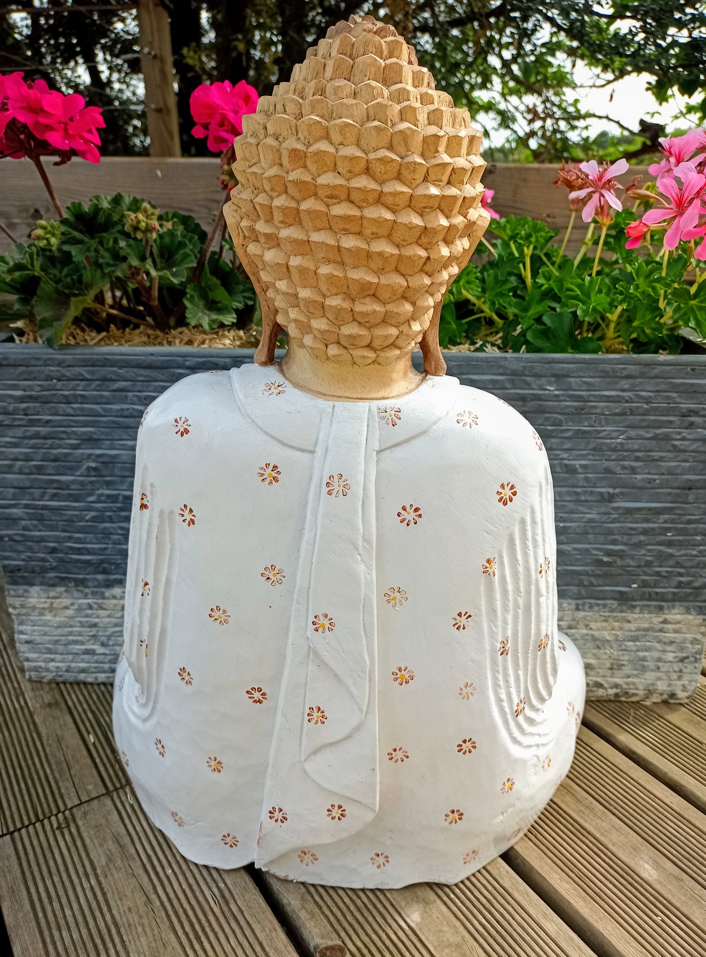 Indonesian Wooden Buddha Statue