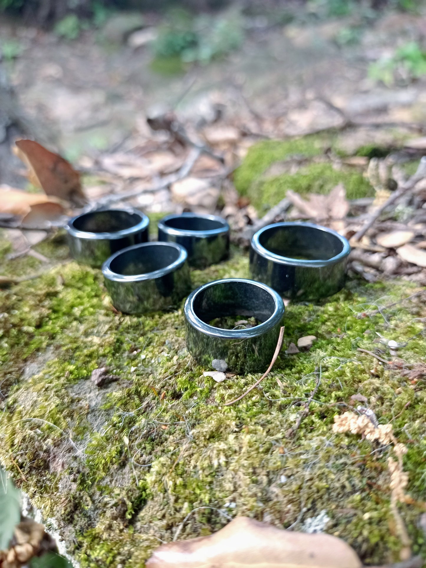 Hematite Rings