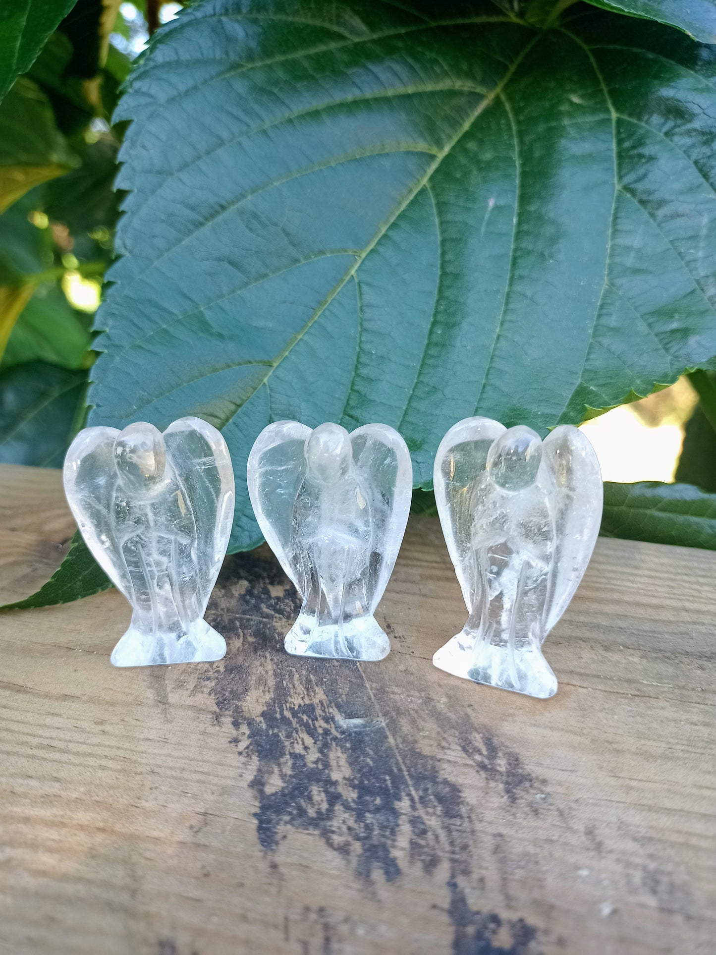Rock Crystal Angel - Transparent Quartz