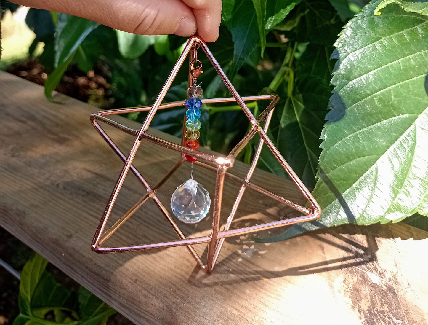 Suspension Merkaba & 7 Chakras