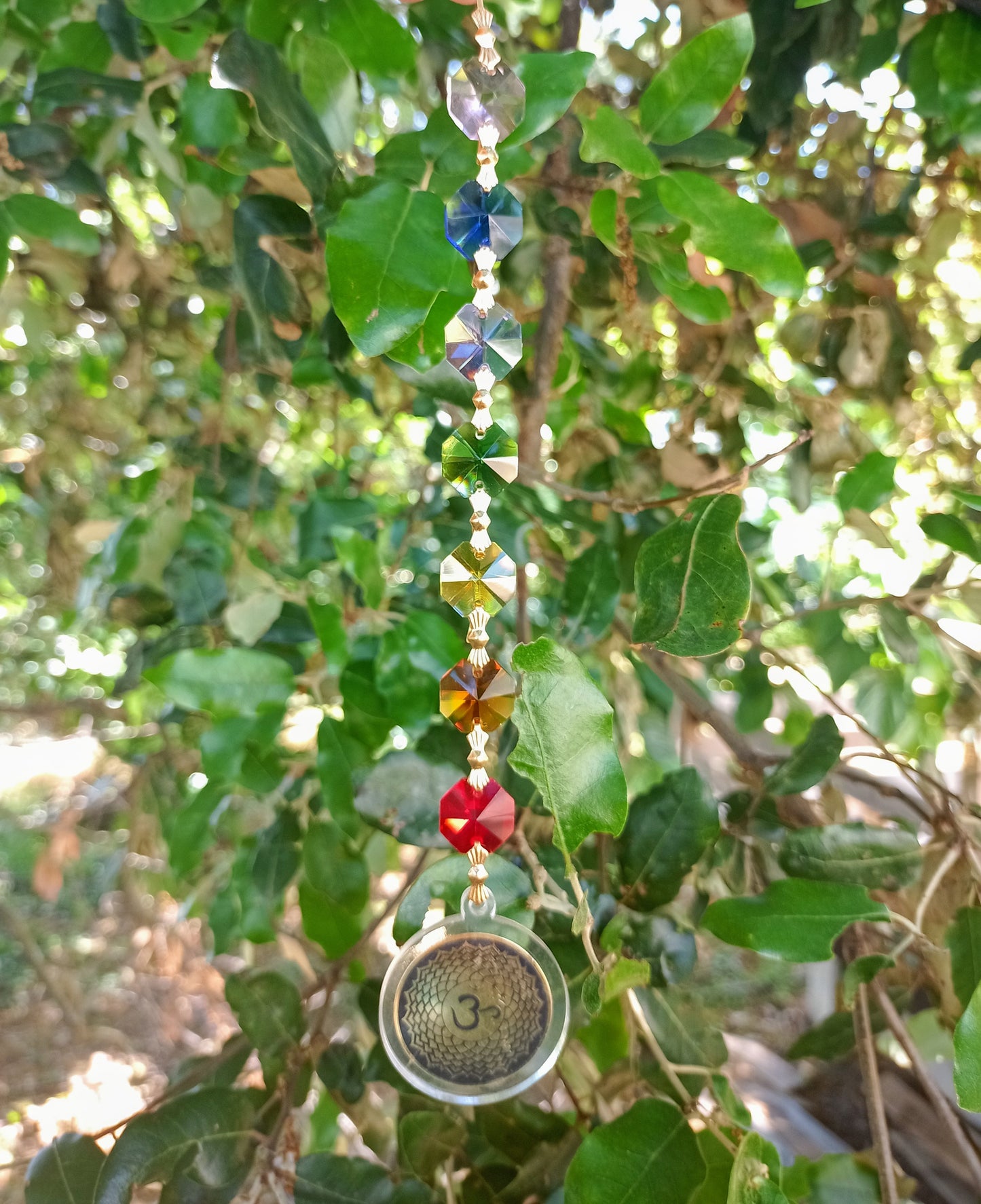 Mobile Feng Shui Chakra coronal Om