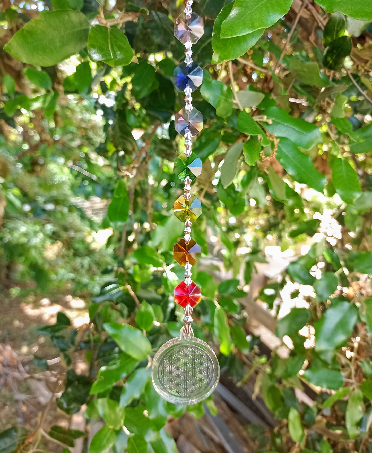 Mobile Feng Shui Fleur de Vie & 7 Chakras