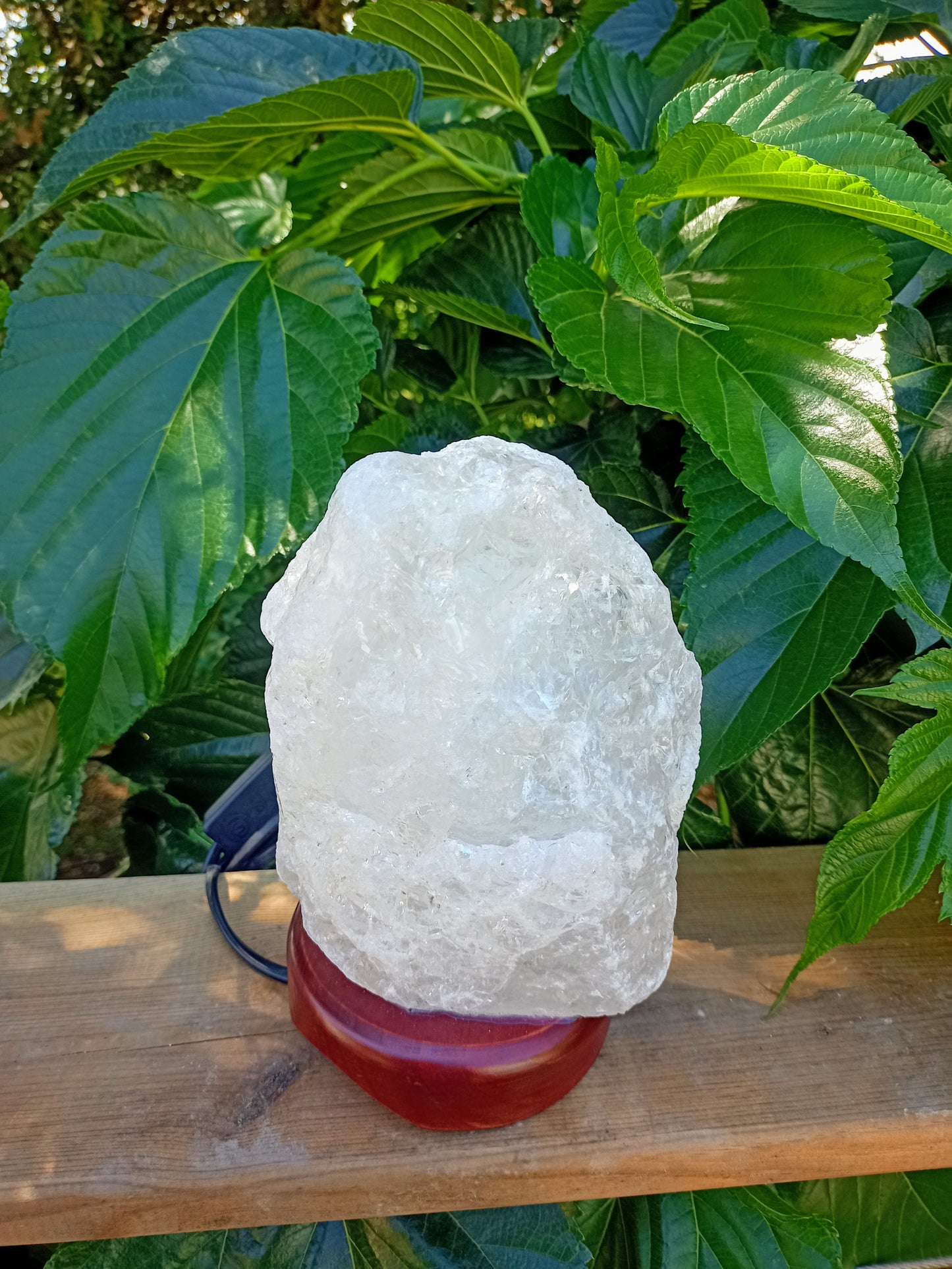 Rock Crystal Lamp - Transparent Quartz