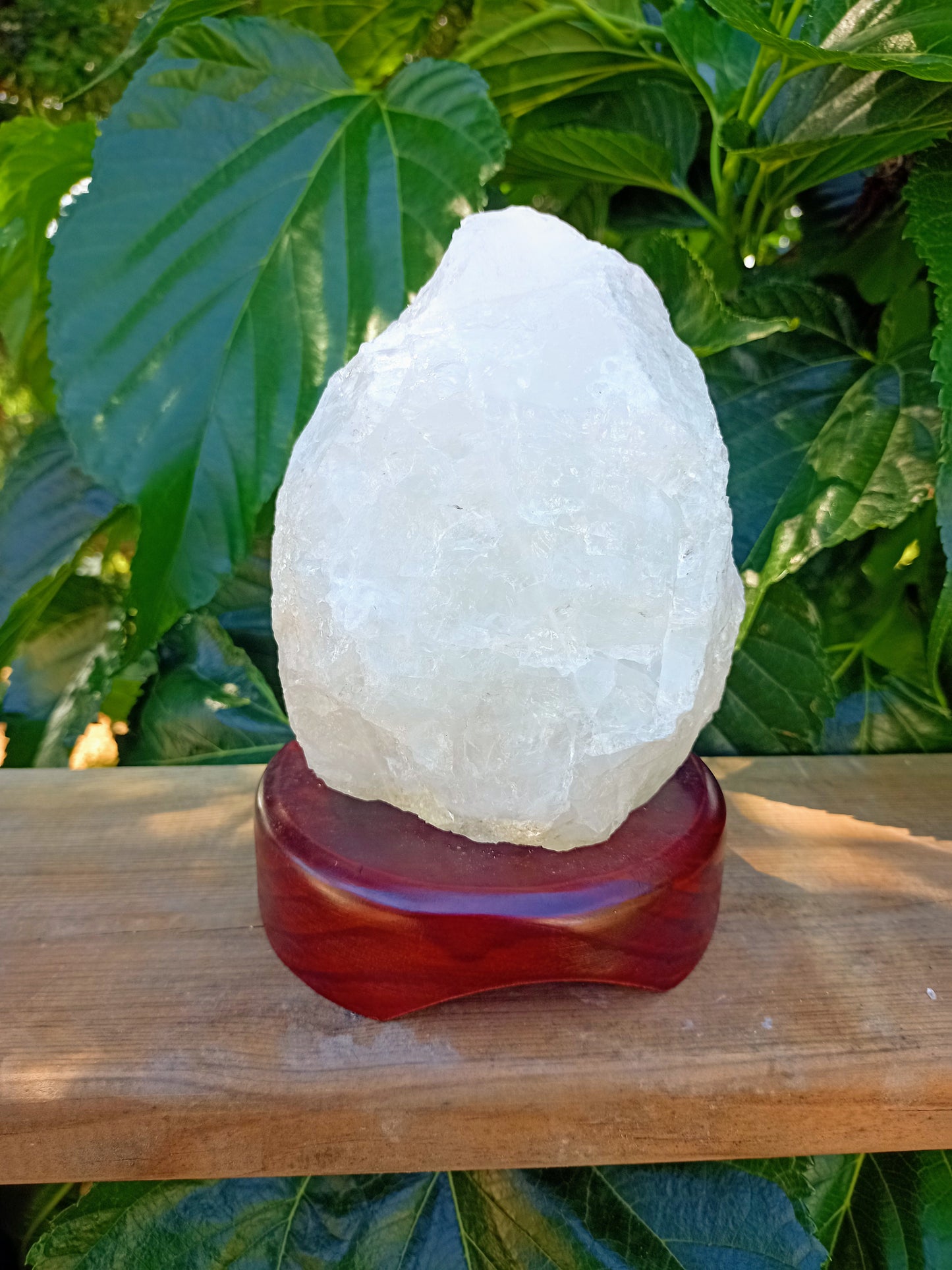 Rock Crystal Lamp - Transparent Quartz