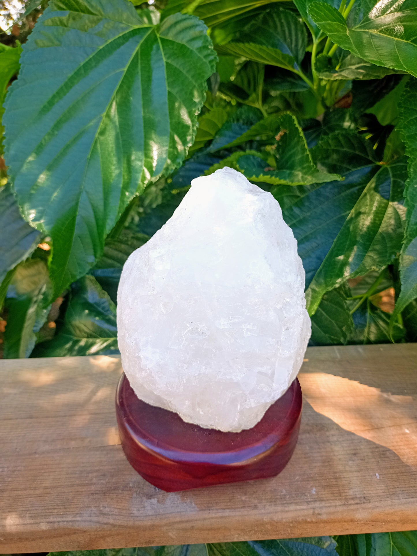 Rock Crystal Lamp - Transparent Quartz