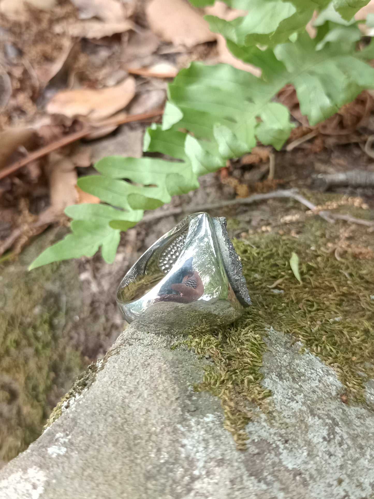 Titanium ring size 62