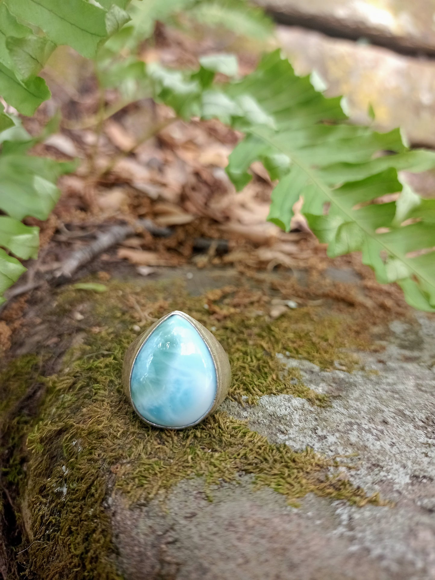 Larimar ring size 57
