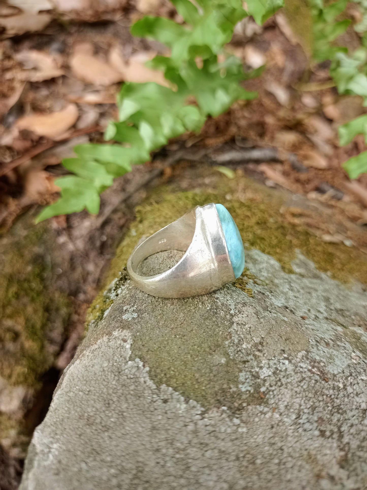 Larimar ring size 57