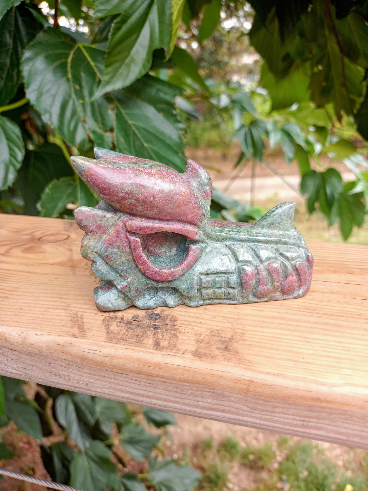 Dragon in Blood Jasper or Heliotrope