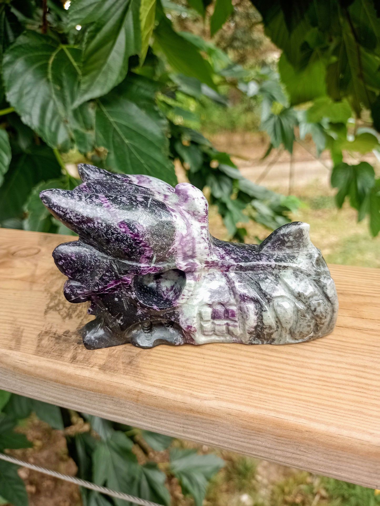 Charoite Dragon