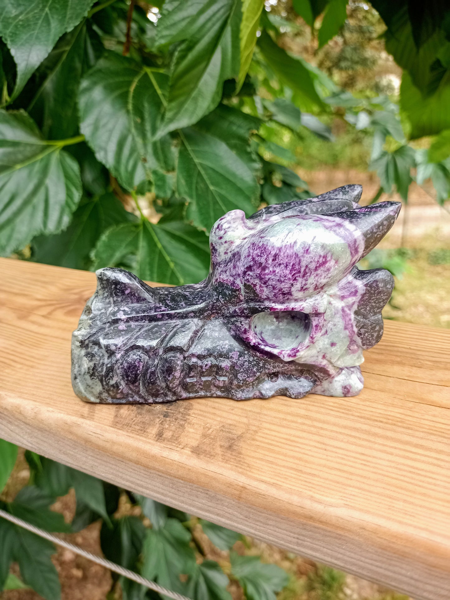 Charoite Dragon