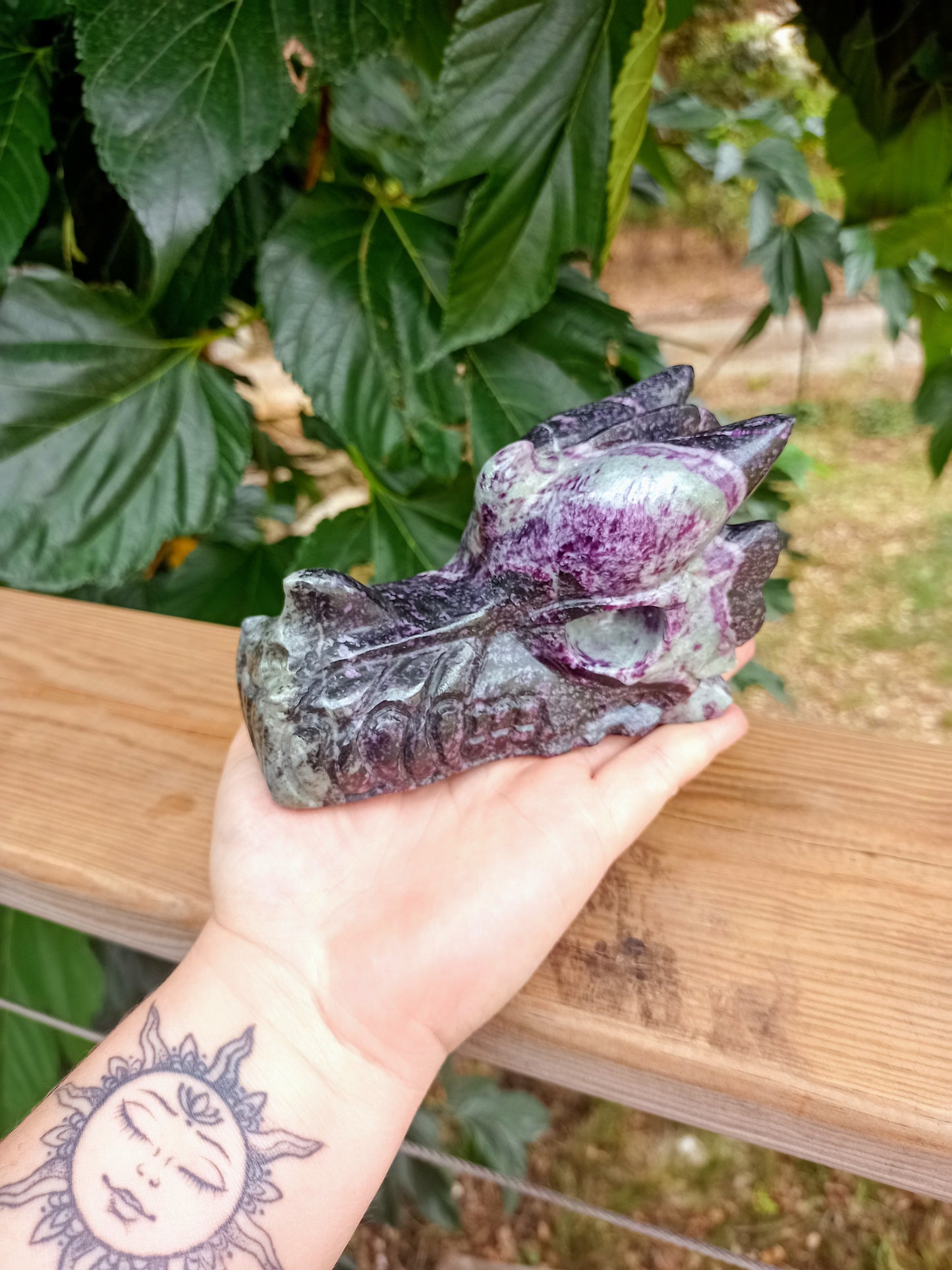 Charoite Dragon