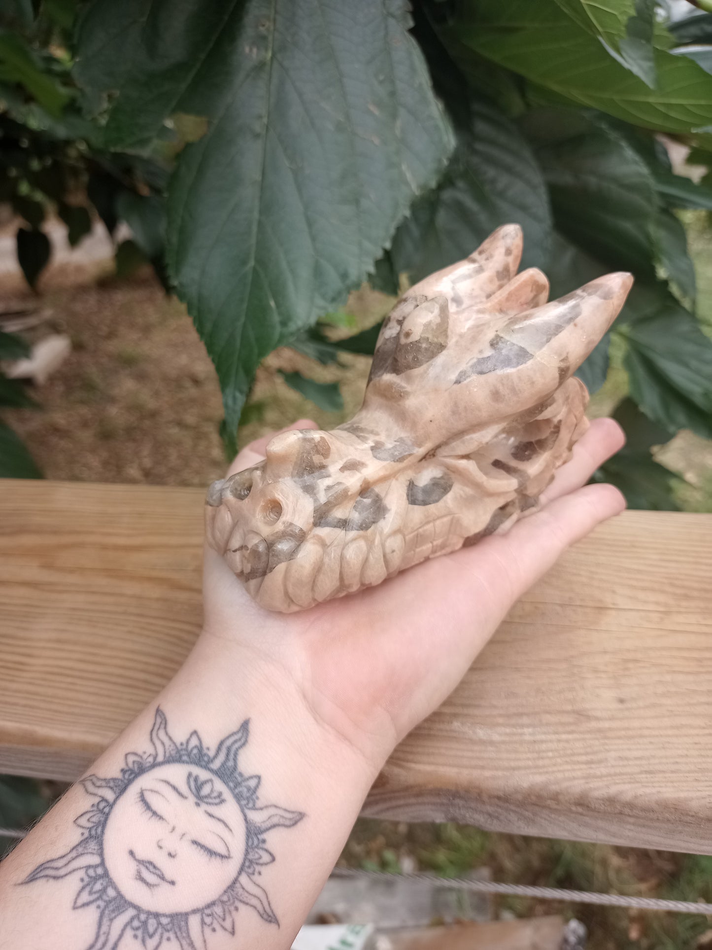 Pink Moonstone or Microline Dragon