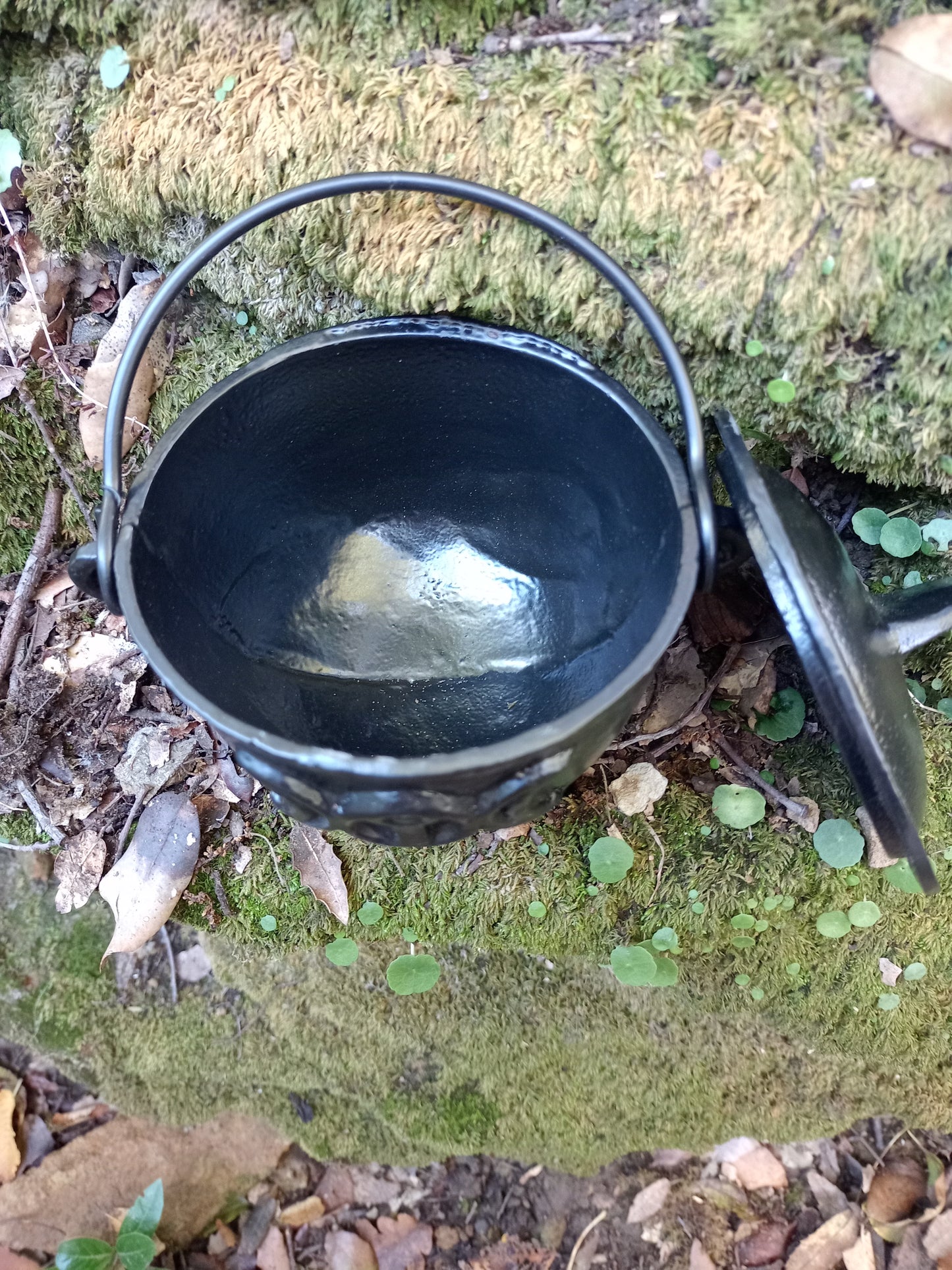 Triple Moon Cast Iron Cauldron