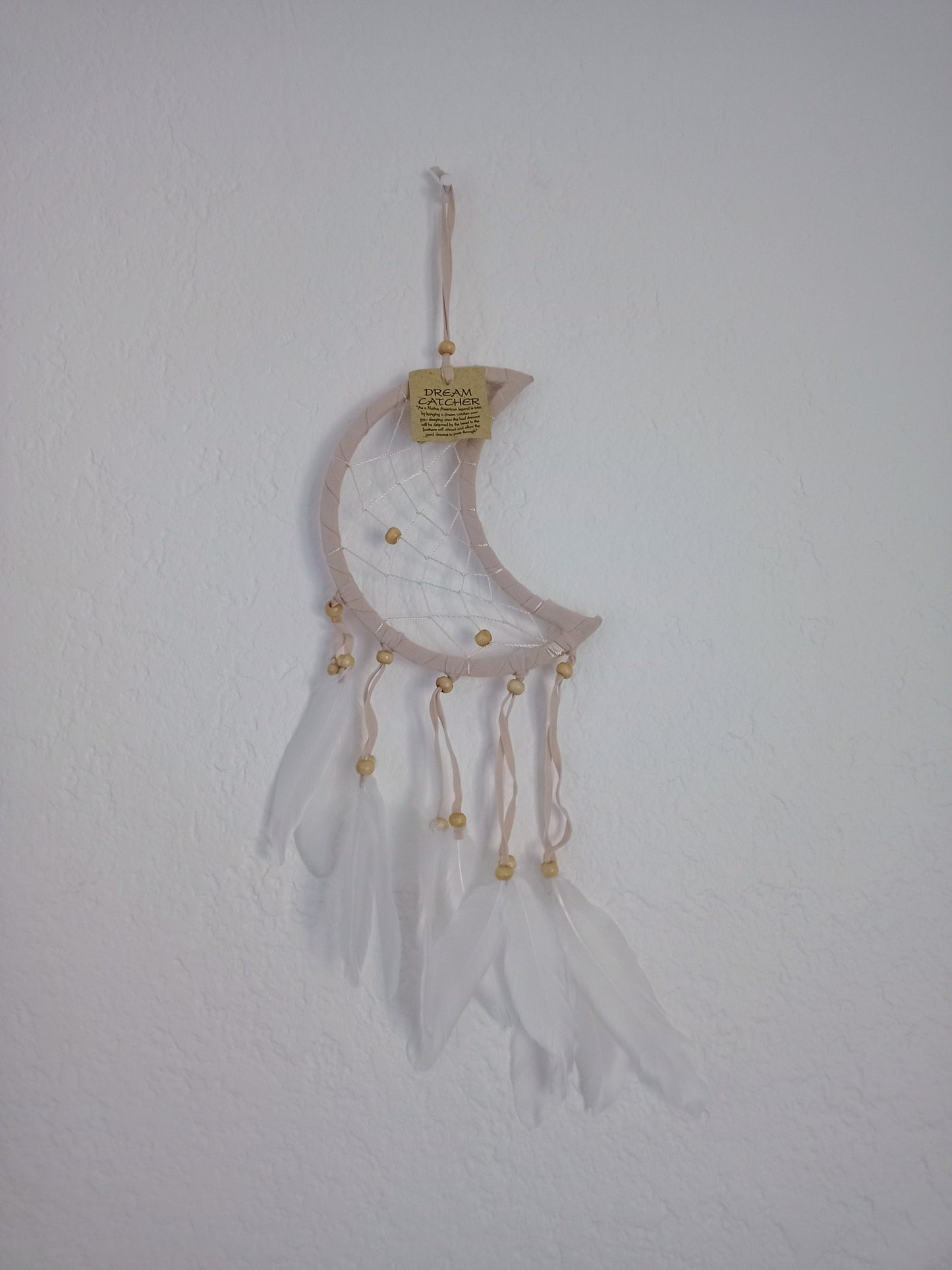 Attrape rêve Lune petit model beige