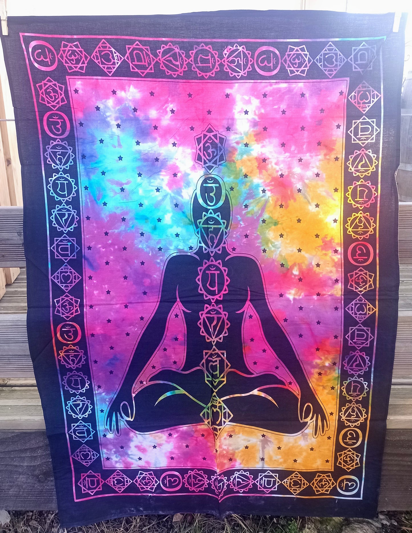 Meditation & Chakras Tapestry, small model