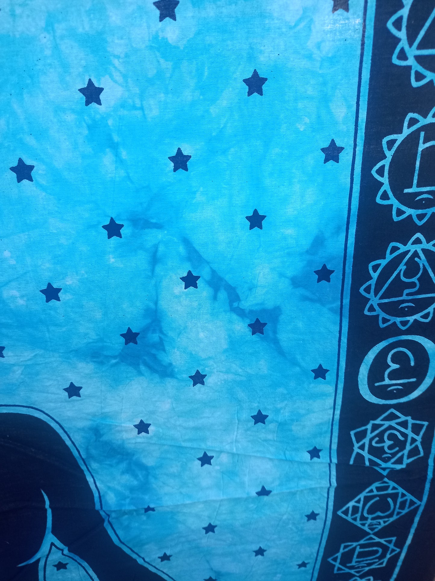 Meditation & Chakras tapestry, blue, small model