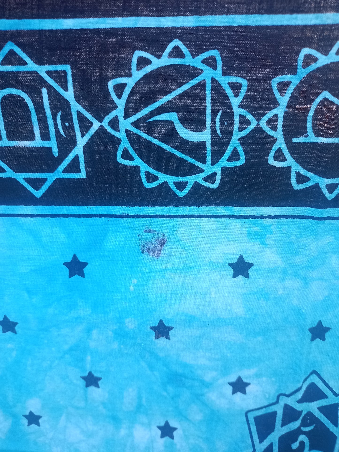 Meditation & Chakras tapestry, blue, small model