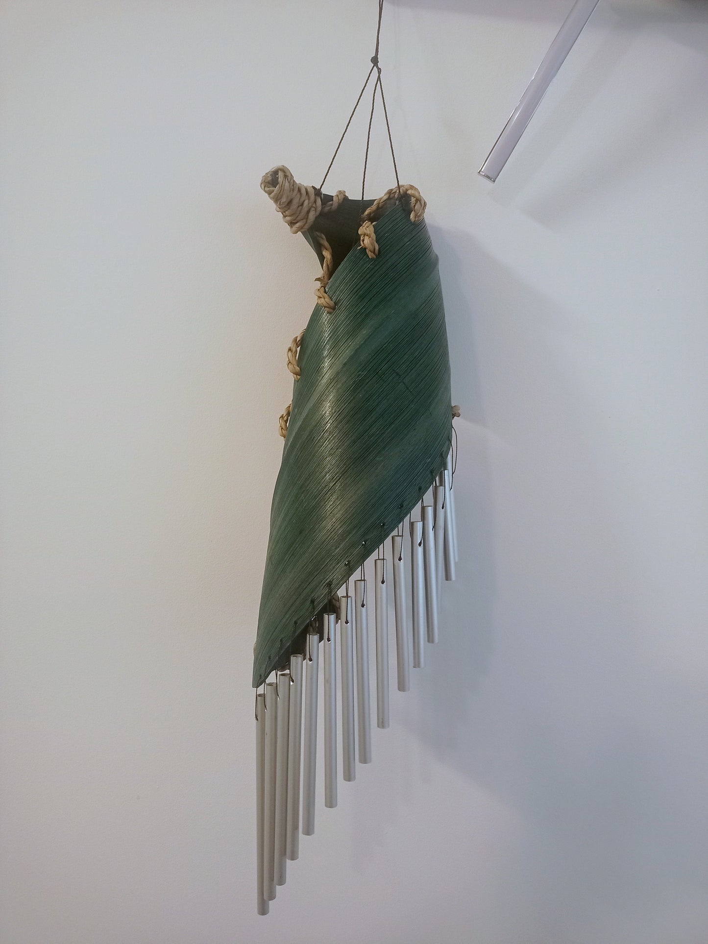 Carillon feuille de Bananier Bleu/Vert