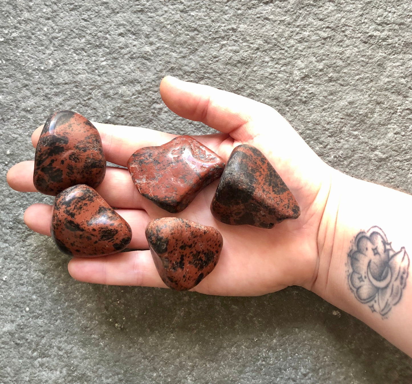 Polished Mahogany Obsidian Free Form Stone