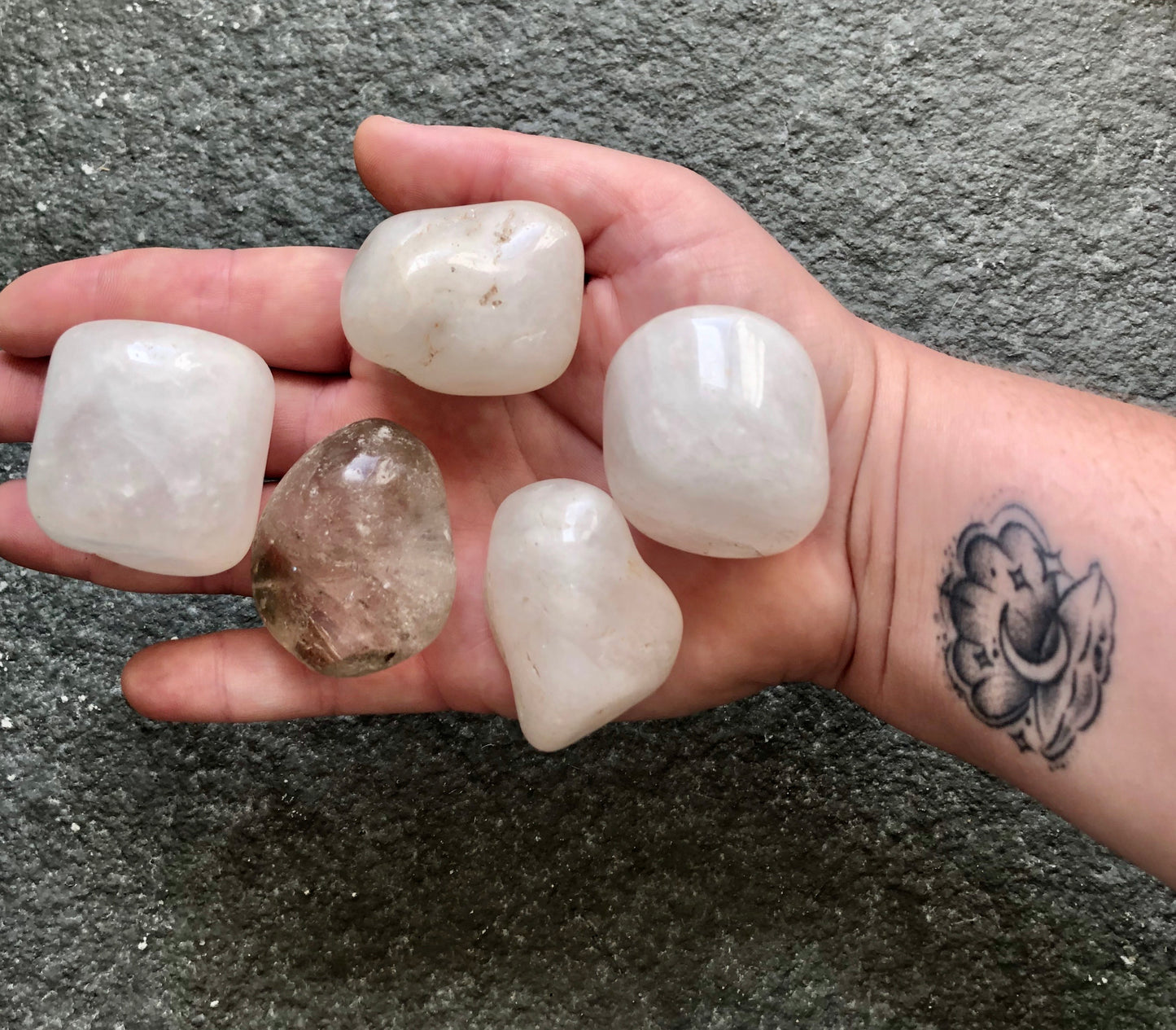 Freeform Rock Crystal Stone - Transparent Quartz