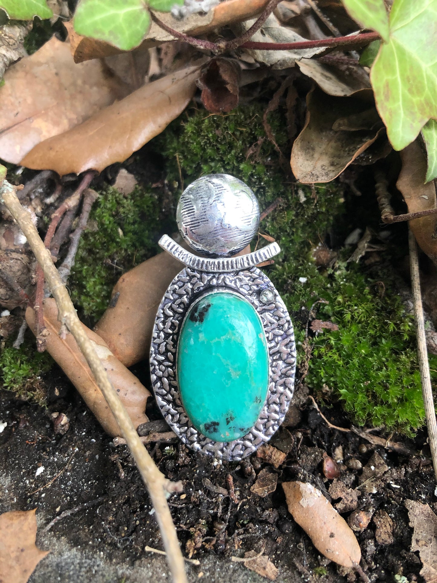 Pendentif en Chrysoprase
